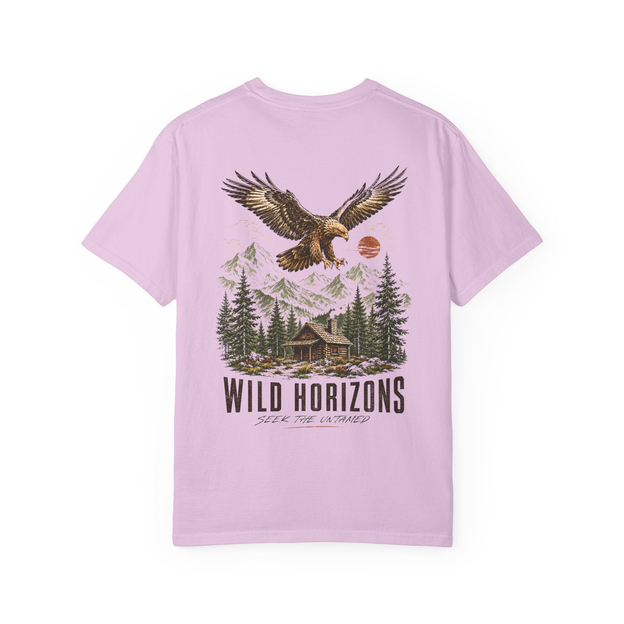 Wild Horizons Eagle Graphic T-Shirt – Vintage Back Print