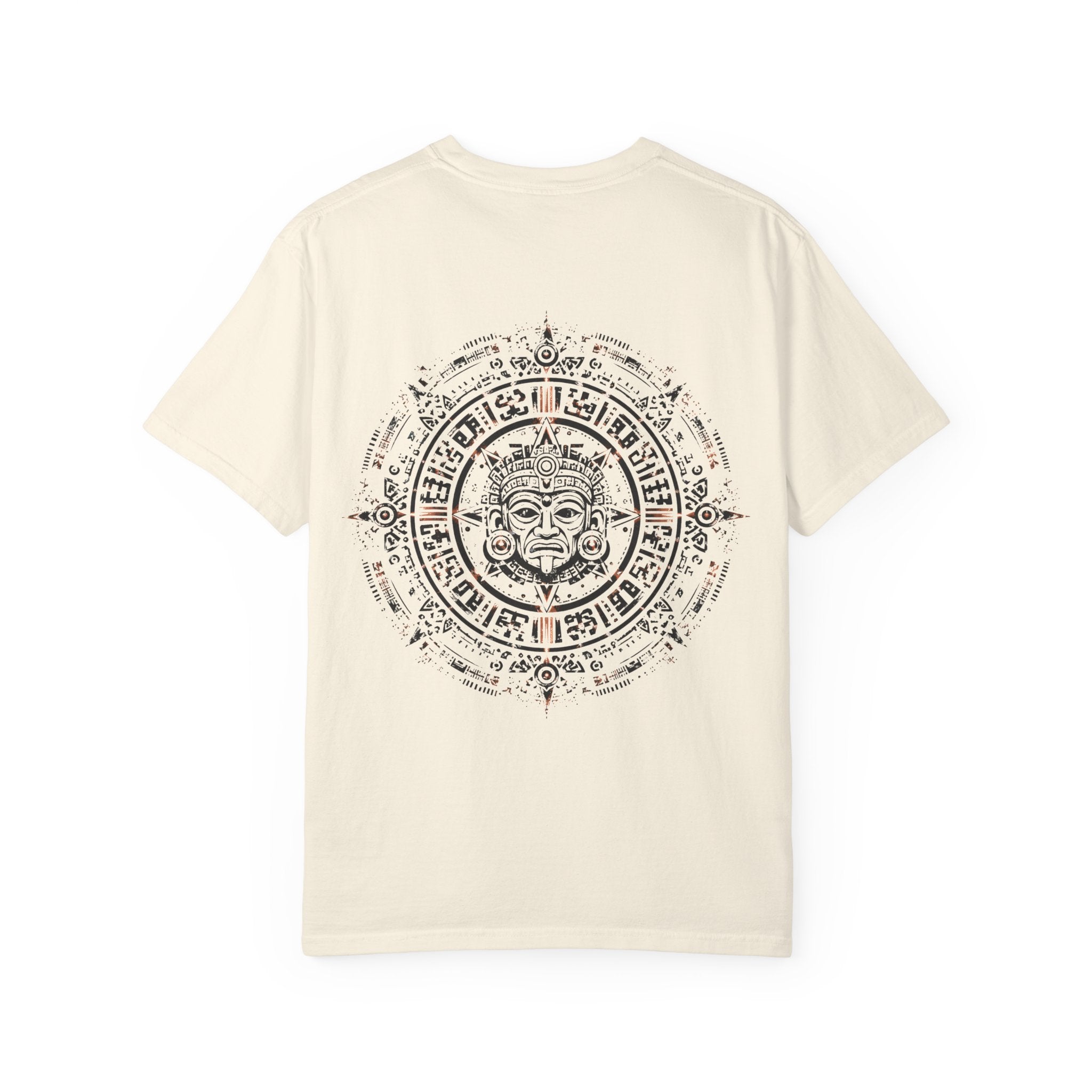 Ancient Sun Aztec calendar graphic t-shirt - product photo 2
