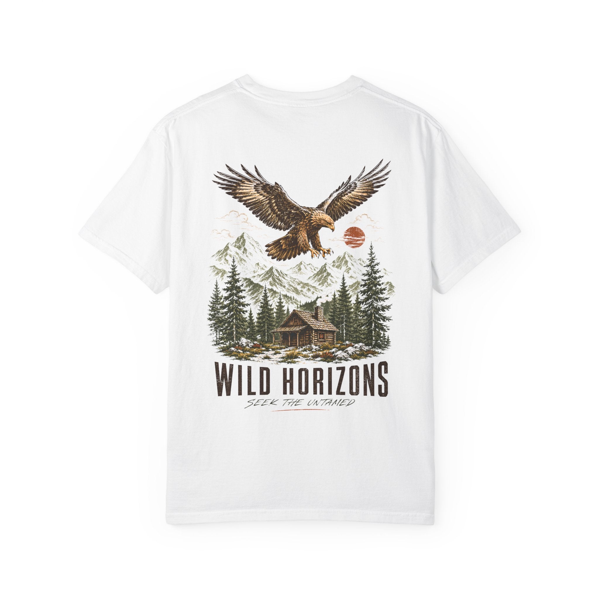 Wild Horizons Eagle Graphic T-Shirt – Vintage Back Print