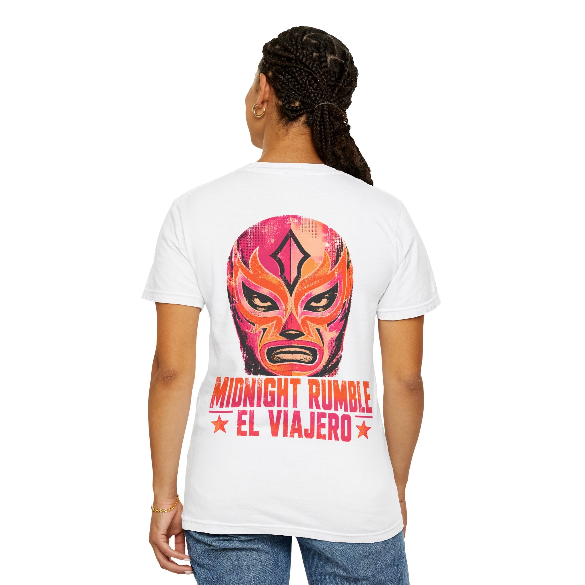 Midnight Rumble Lucha Libre wrestling graphic t-shirt - product photo 22
