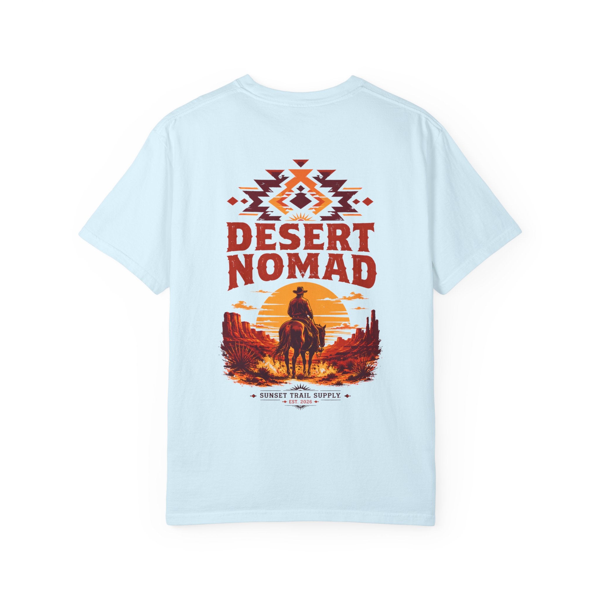 Desert Nomad western horse rider graphic t-shirt - product photo 4