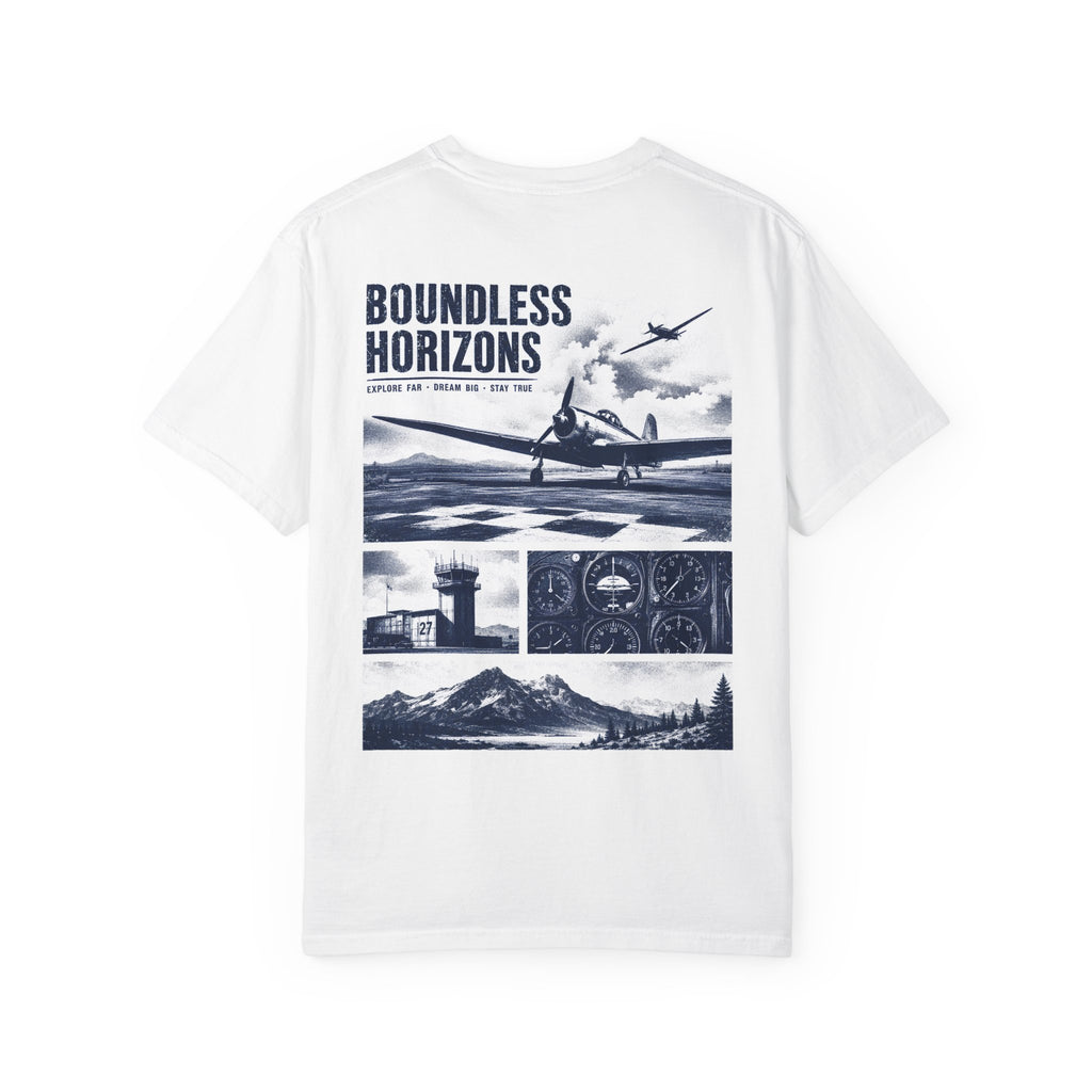Vintage Aviation pilot graphic t-shirt - product photo 6