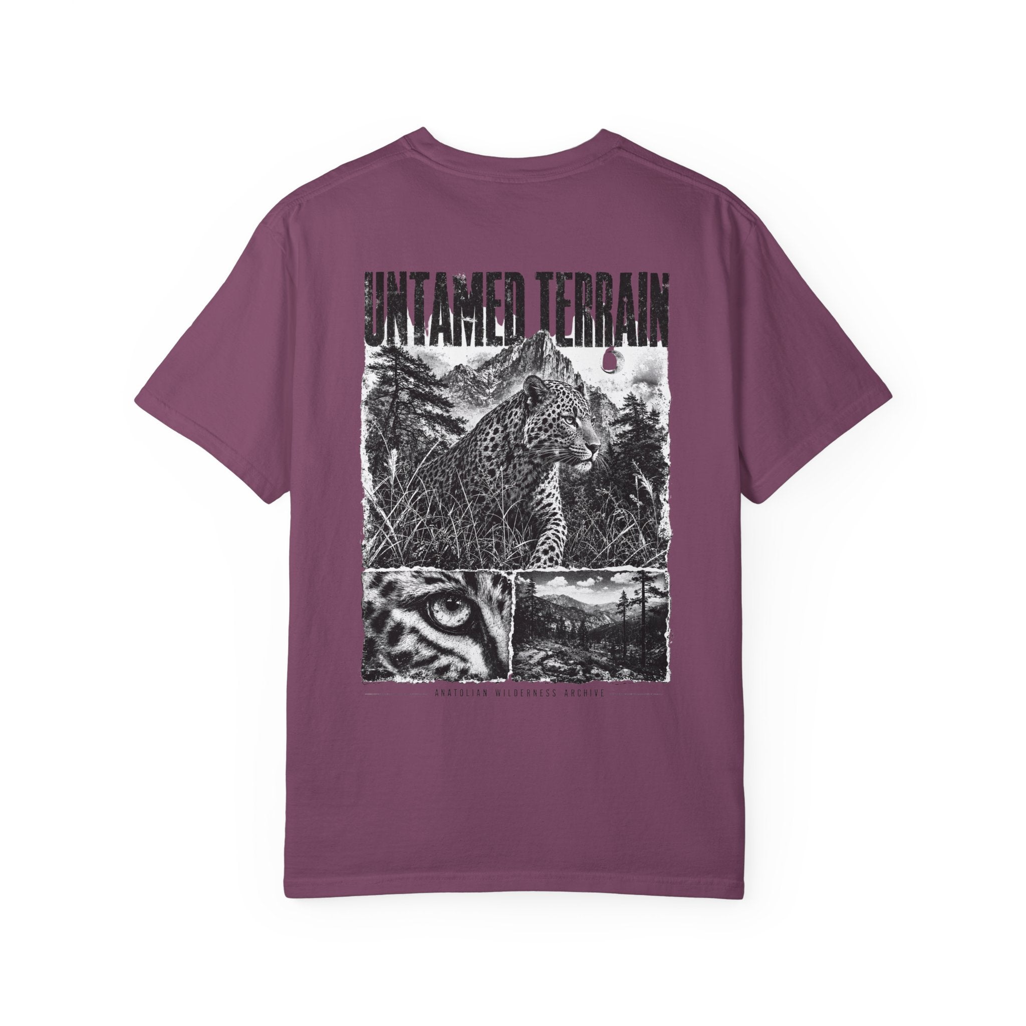 Untamed Terrain Leopard Graphic T-Shirt – Vintage Wildlife Streetwear Tee