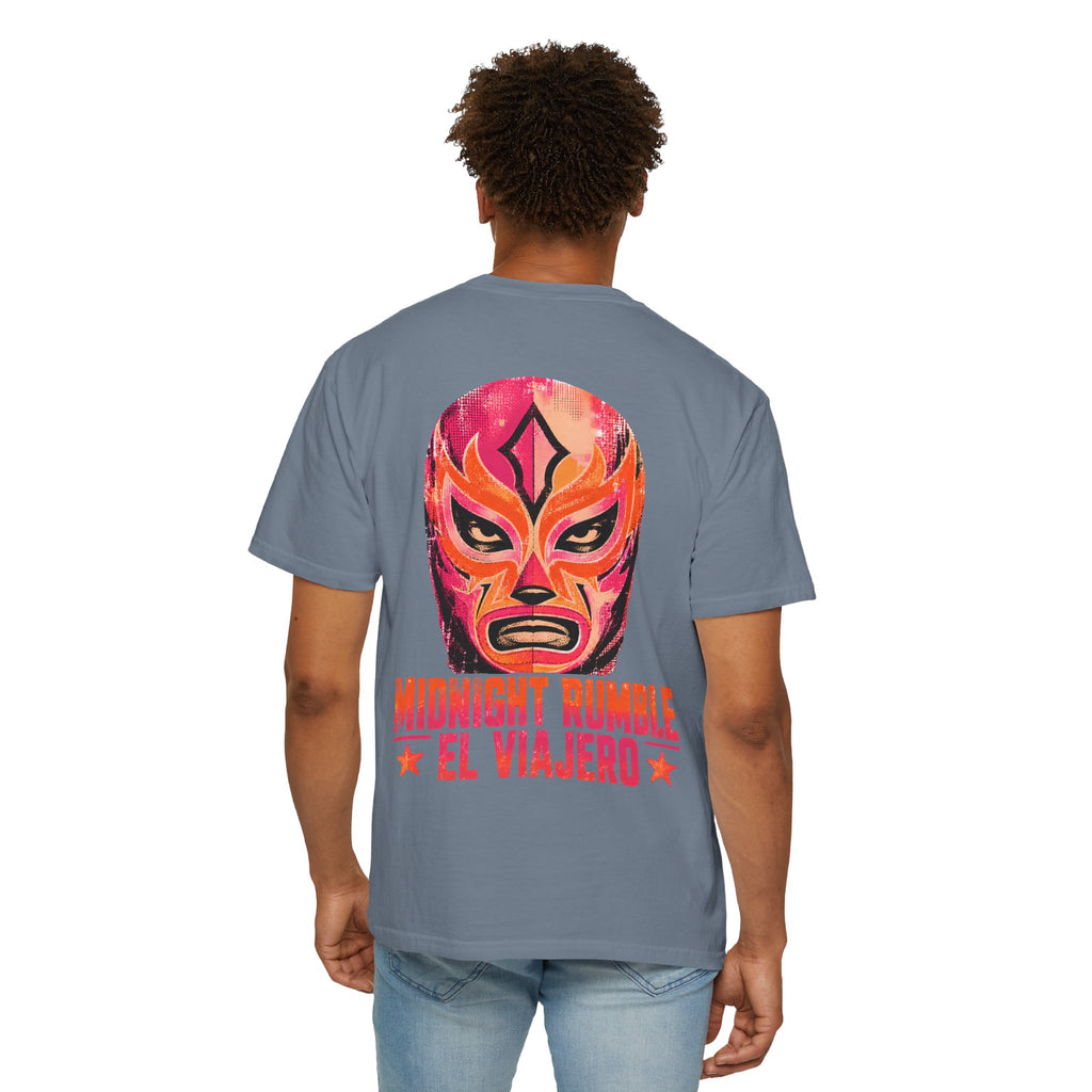 Midnight Rumble Lucha Libre wrestling graphic t-shirt - product photo 37