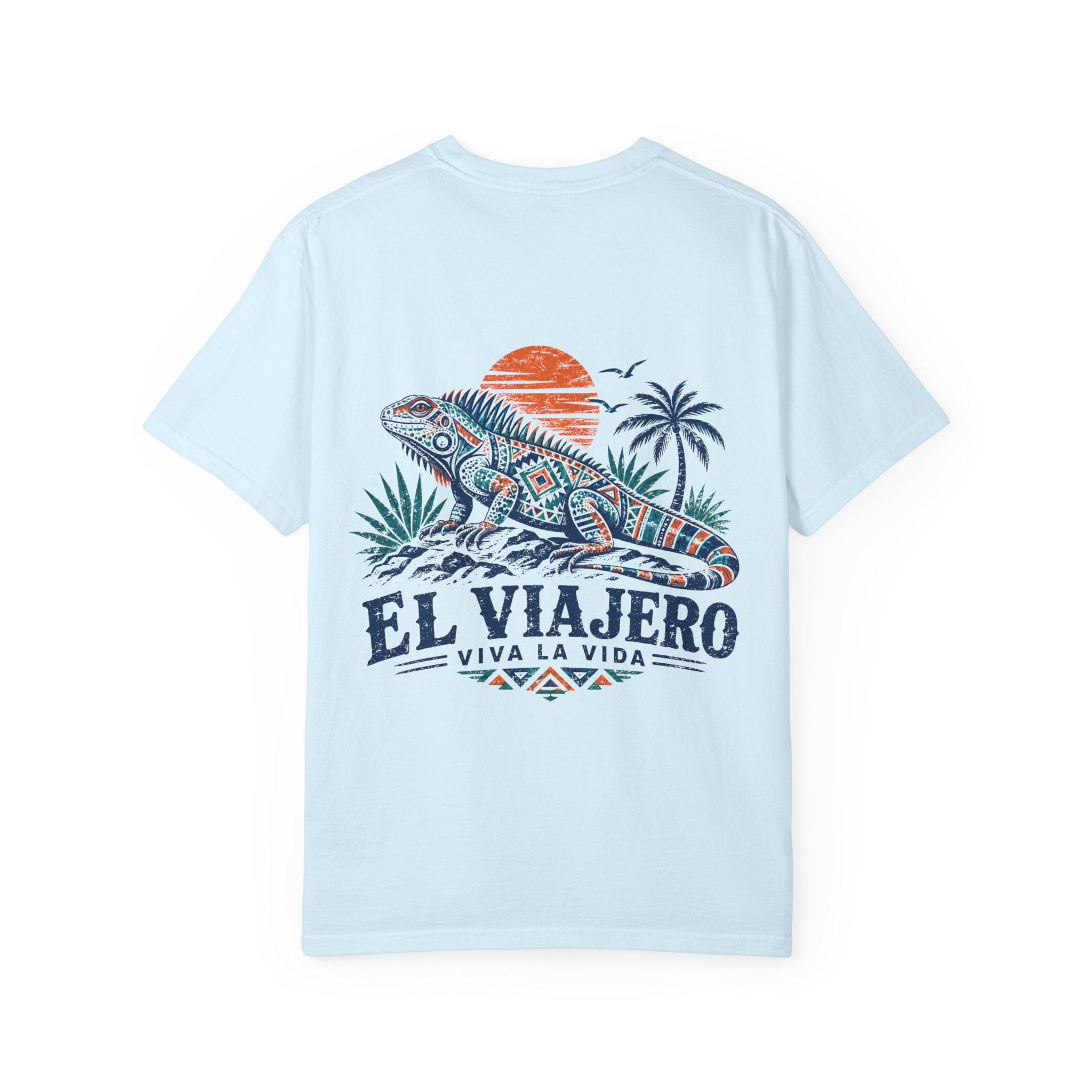 El Viajero iguana tropical graphic t-shirt - product photo 6
