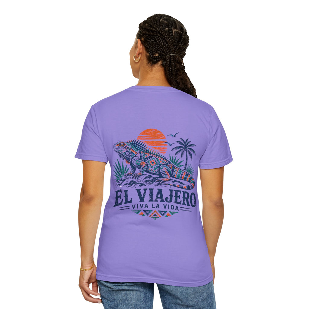 El Viajero iguana tropical graphic t-shirt - product photo 21