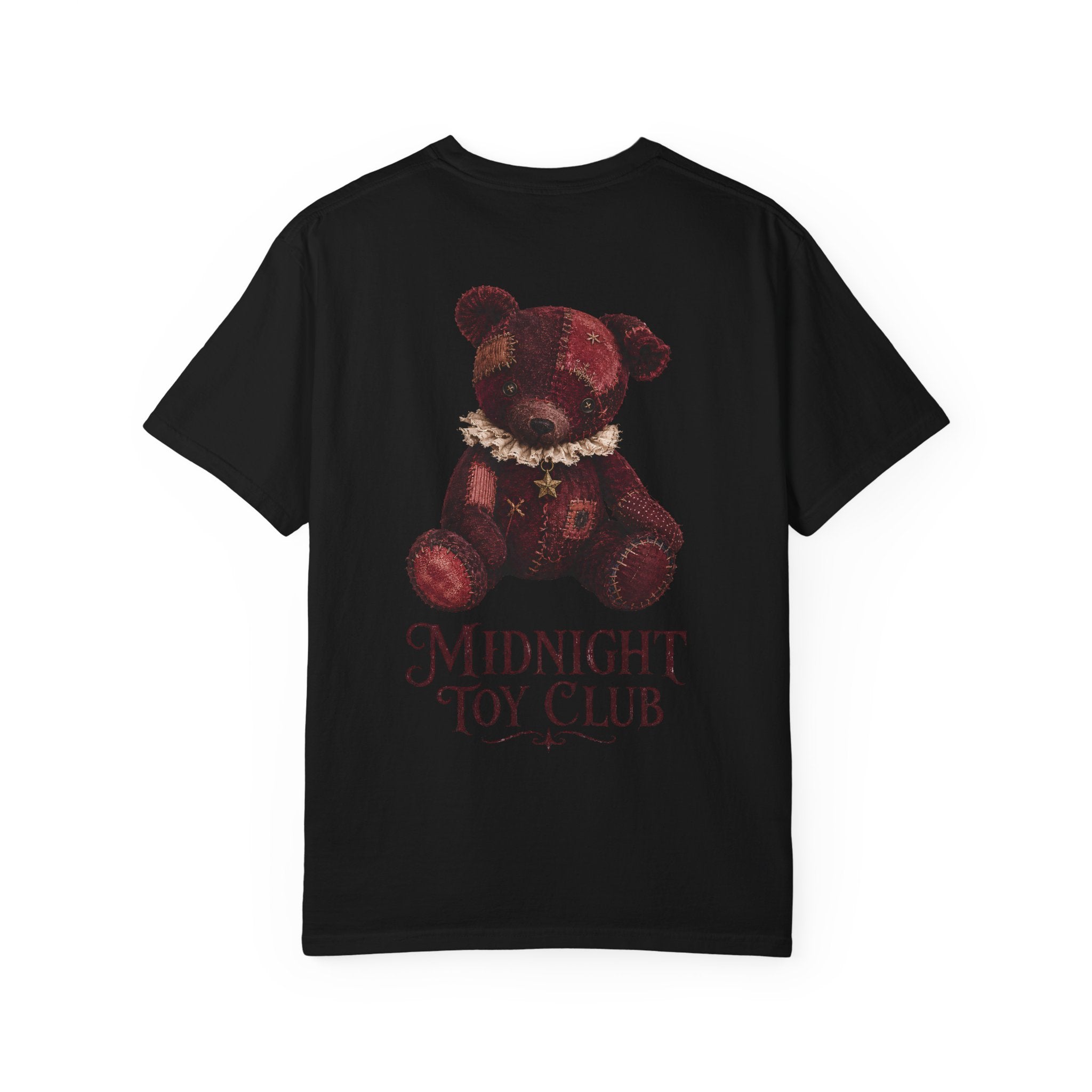 Midnight Toy Club Teddy Bear T-Shirt – Vintage Gothic Back Print Tee