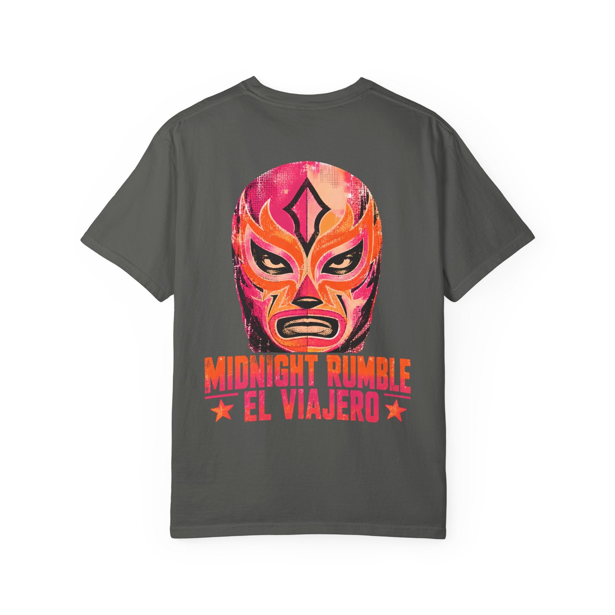 Midnight Rumble Lucha Libre wrestling graphic t-shirt - product photo 3