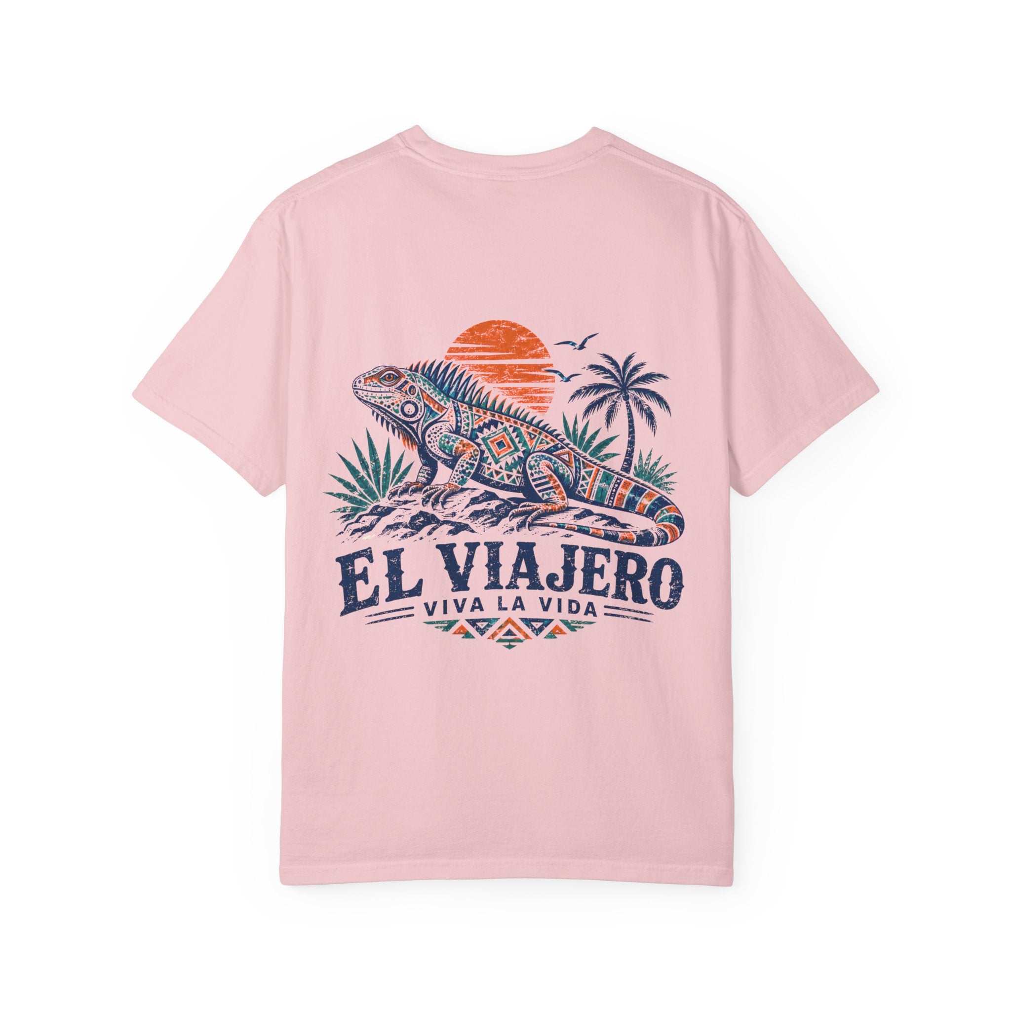 El Viajero iguana tropical graphic t-shirt - product photo 9