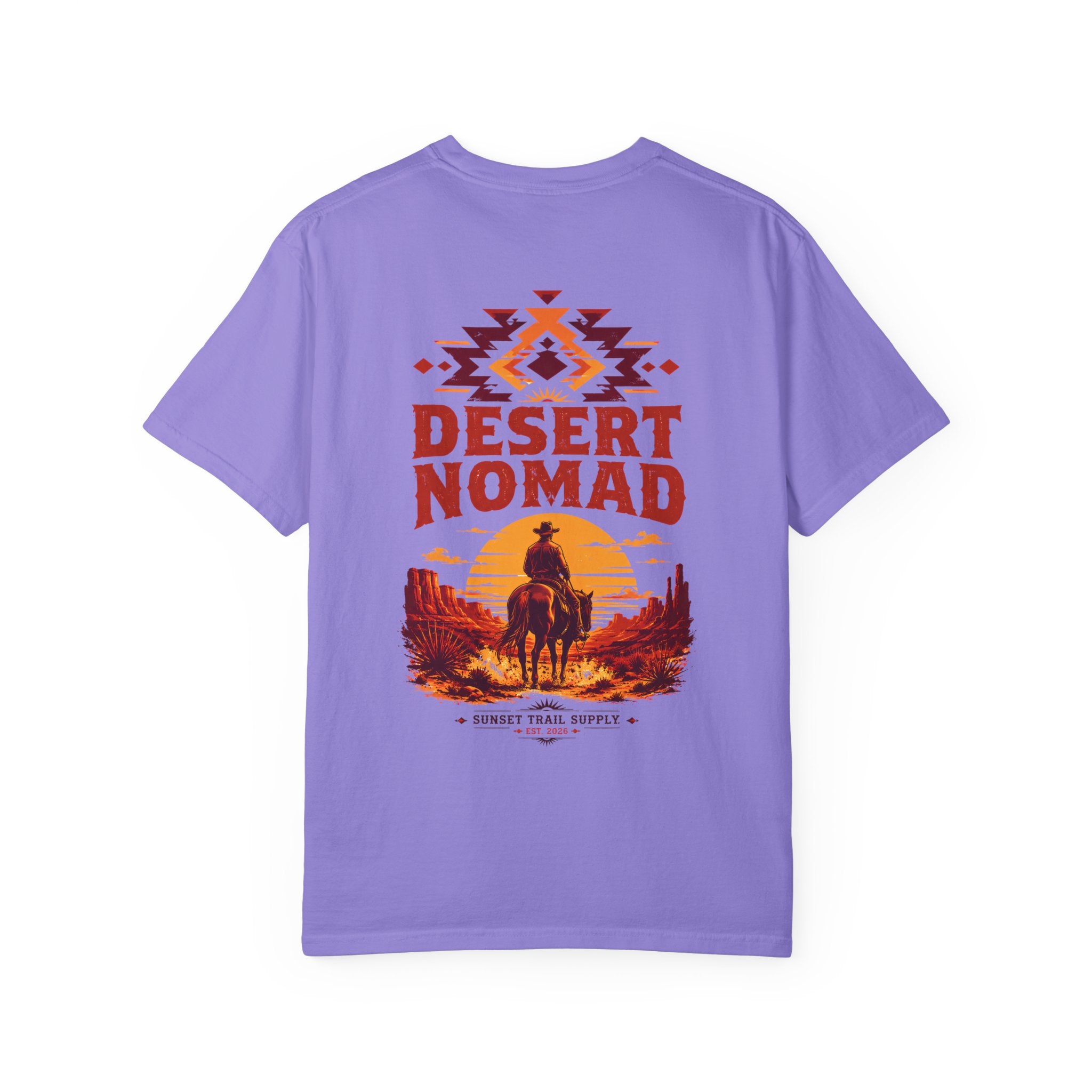 Desert Nomad western horse rider graphic t-shirt - product photo 5