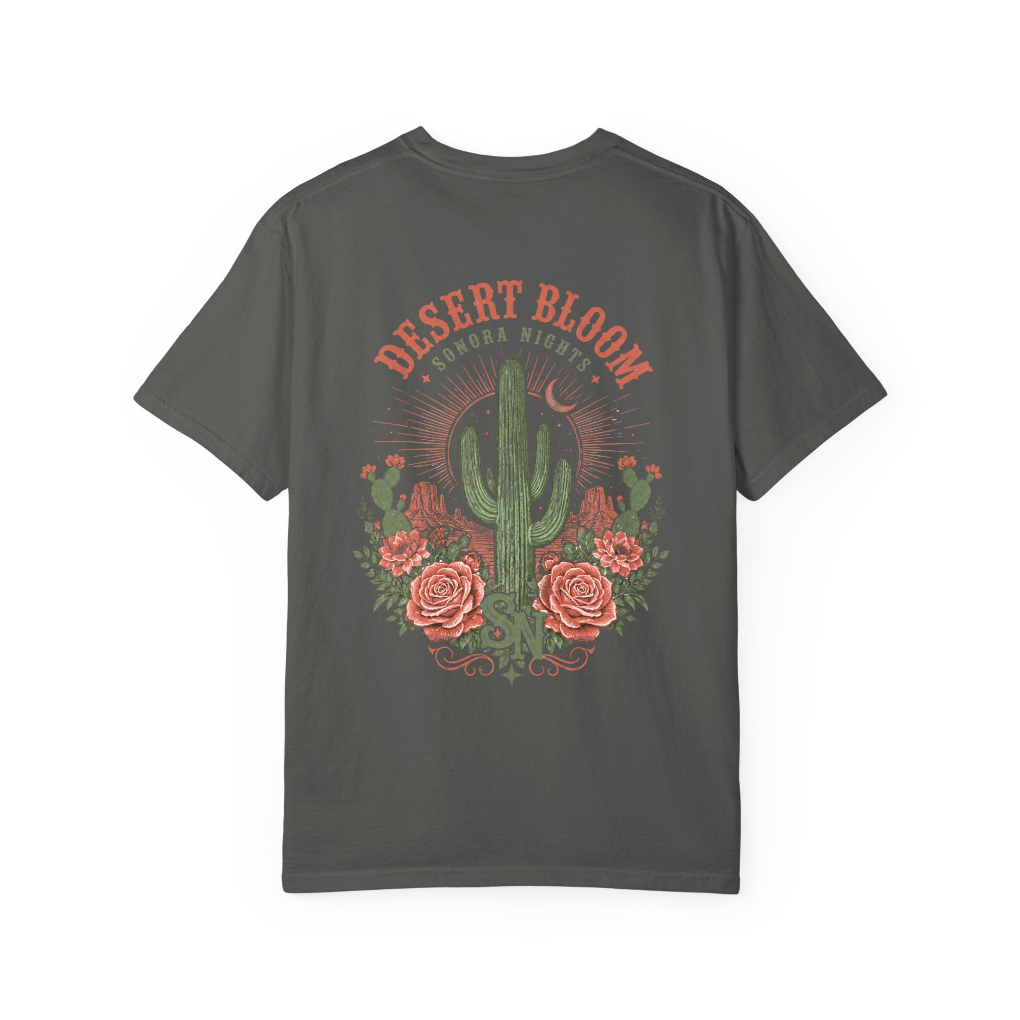 Desert Bloom Sonora Nights cactus graphic t-shirt - product photo 5