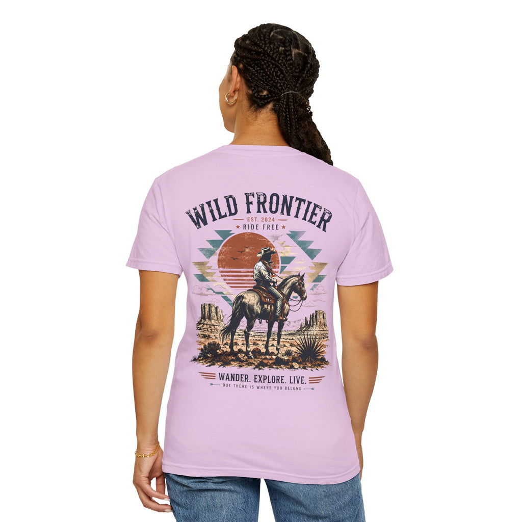 Wild Frontier cowboy graphic t-shirt - product photo 29