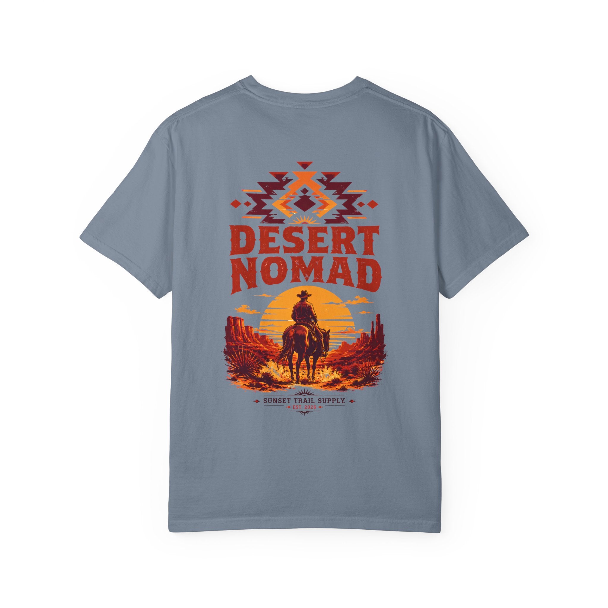Desert Nomad western horse rider graphic t-shirt - product photo 7