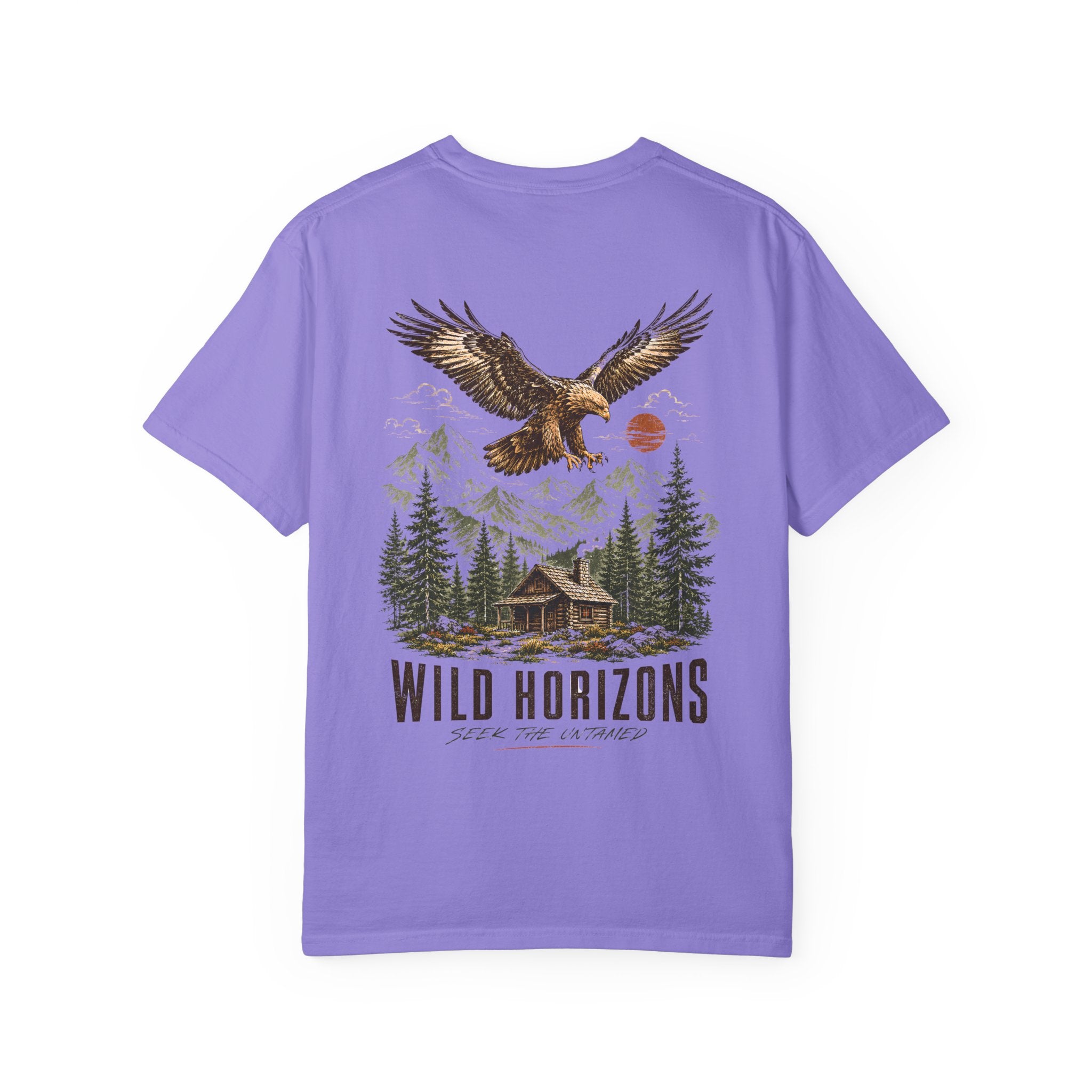 Wild Horizons Eagle Graphic T-Shirt – Vintage Back Print