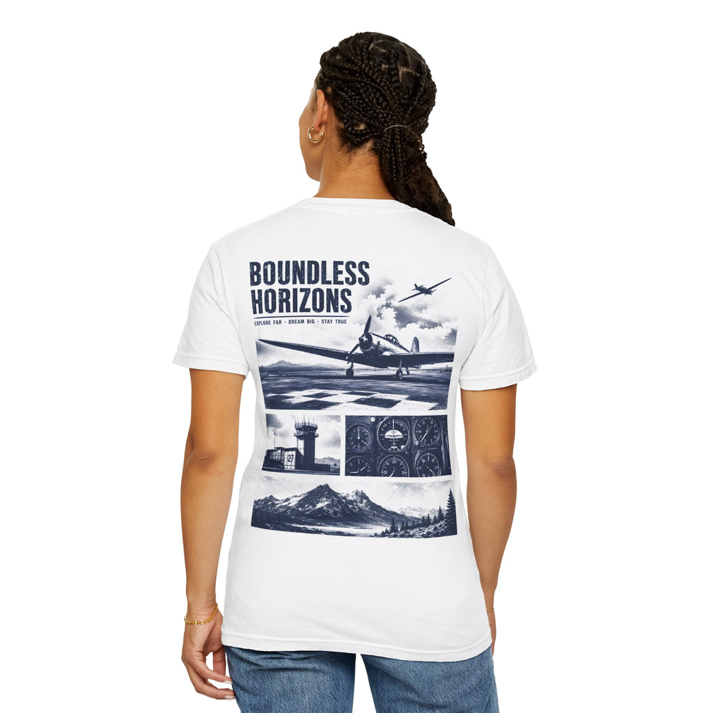 Vintage Aviation pilot graphic t-shirt - product photo 8