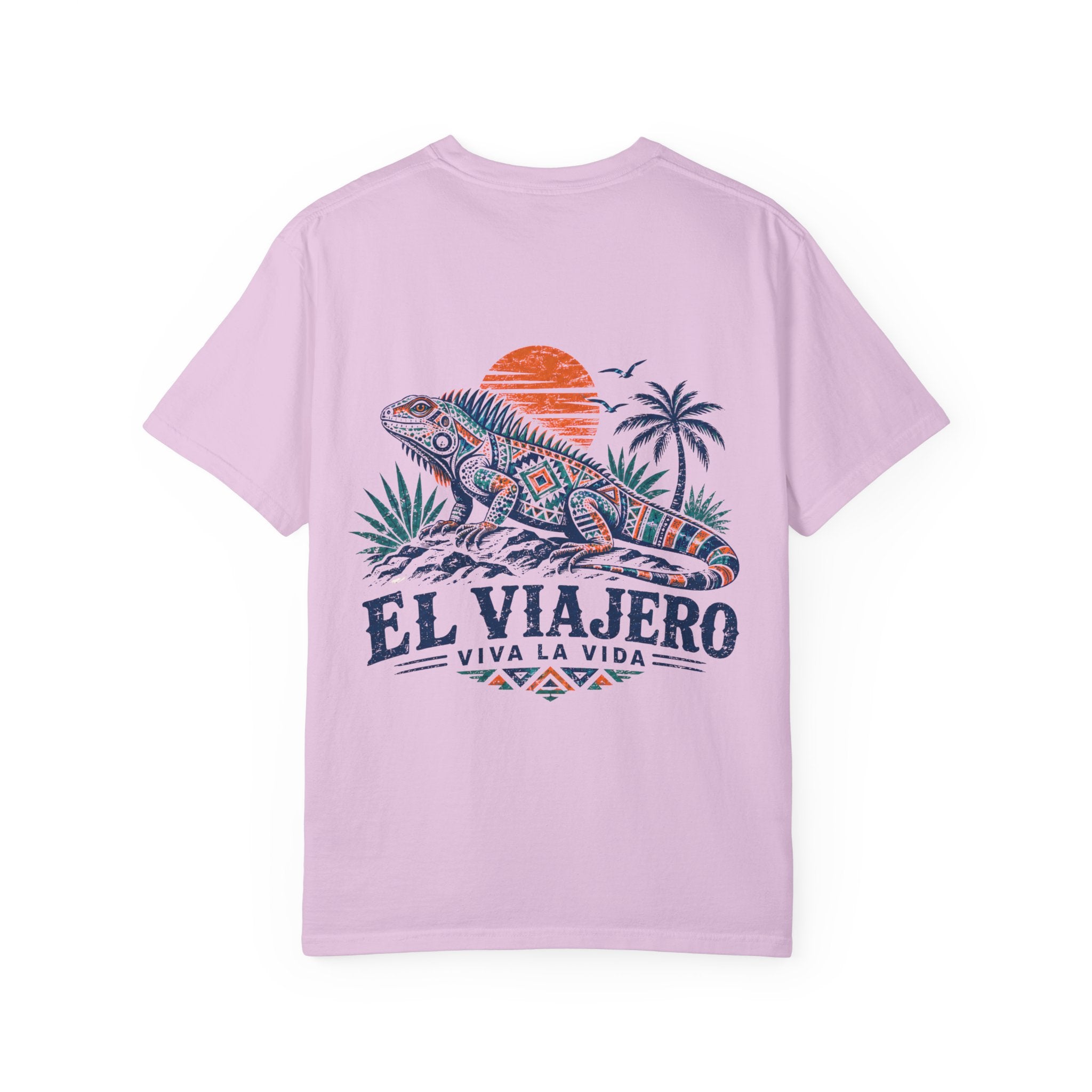 El Viajero iguana tropical graphic t-shirt - product photo 8