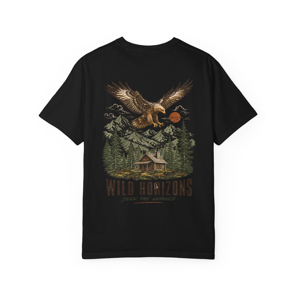 Wild Horizons Eagle Graphic T-Shirt – Vintage Back Print