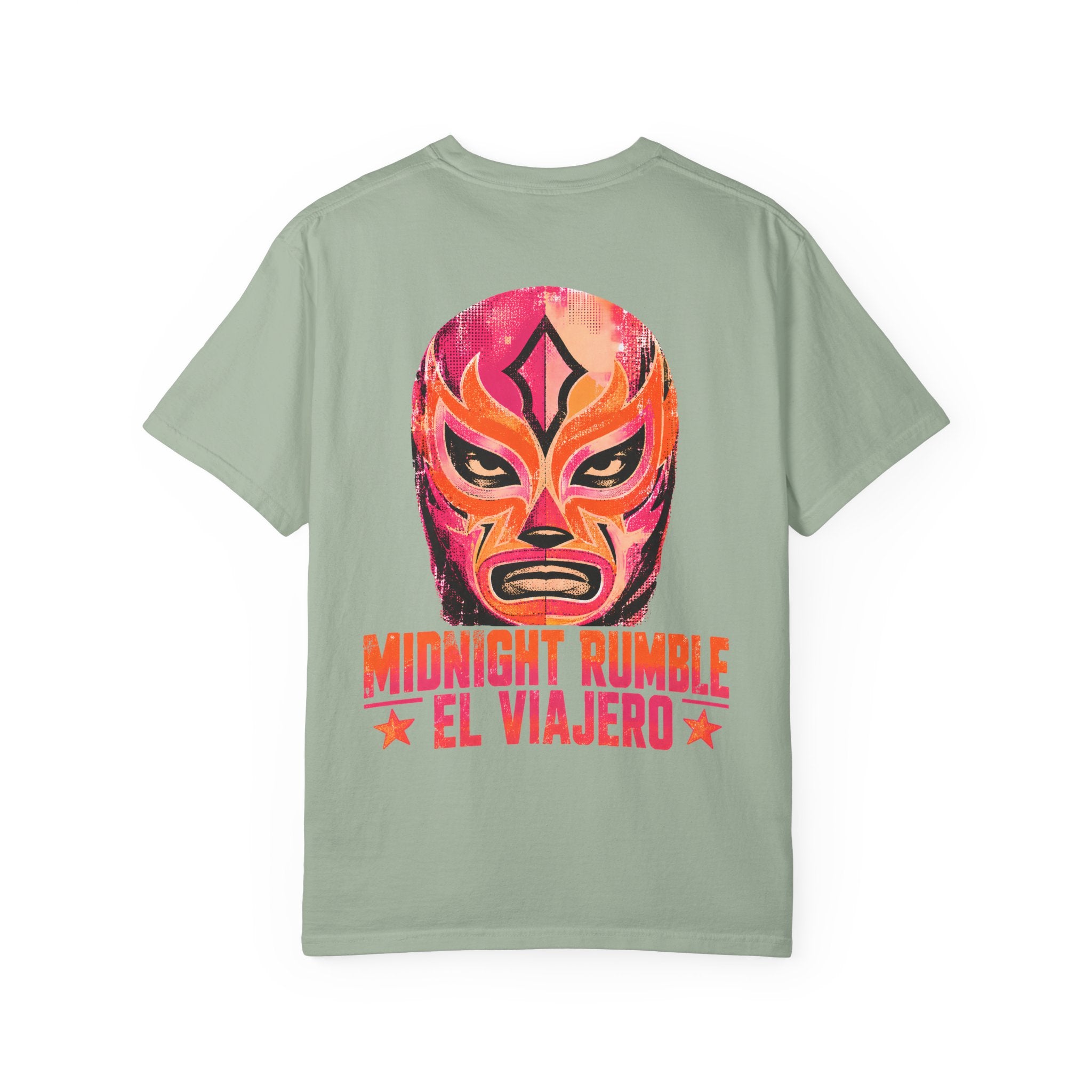 Midnight Rumble Lucha Libre wrestling graphic t-shirt - product photo 5