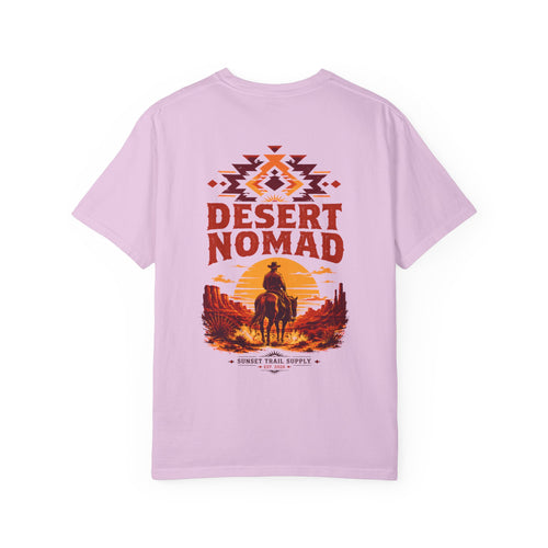 Desert Nomad western horse rider graphic t-shirt - product photo 2