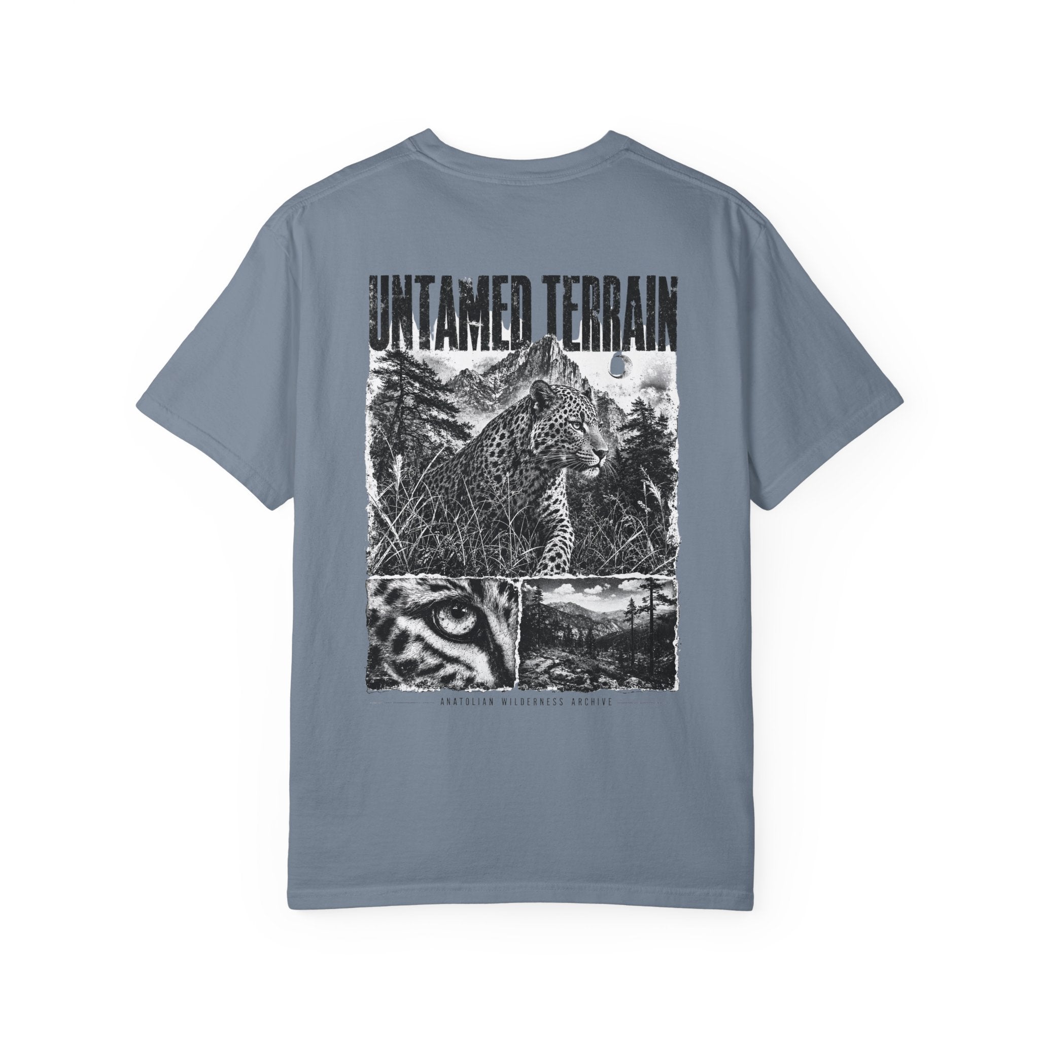 Untamed Terrain Leopard Graphic T-Shirt – Vintage Wildlife Streetwear Tee