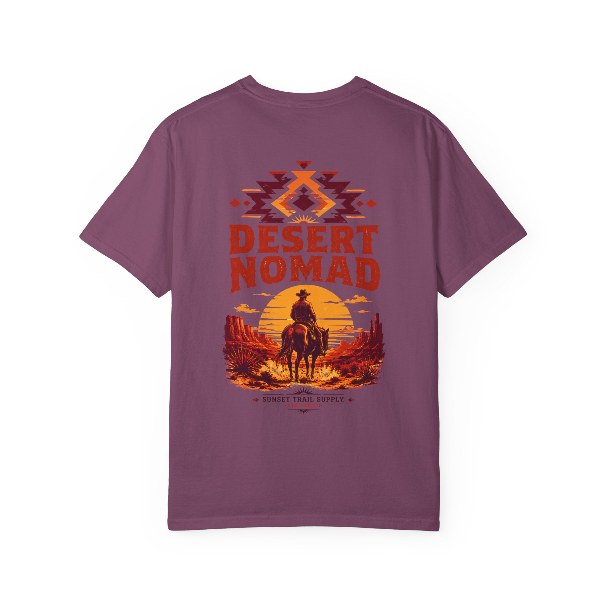 Desert Nomad western horse rider graphic t-shirt - product photo 8
