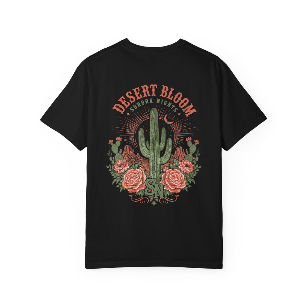 Desert Bloom Sonora Nights cactus graphic t-shirt - product photo 3