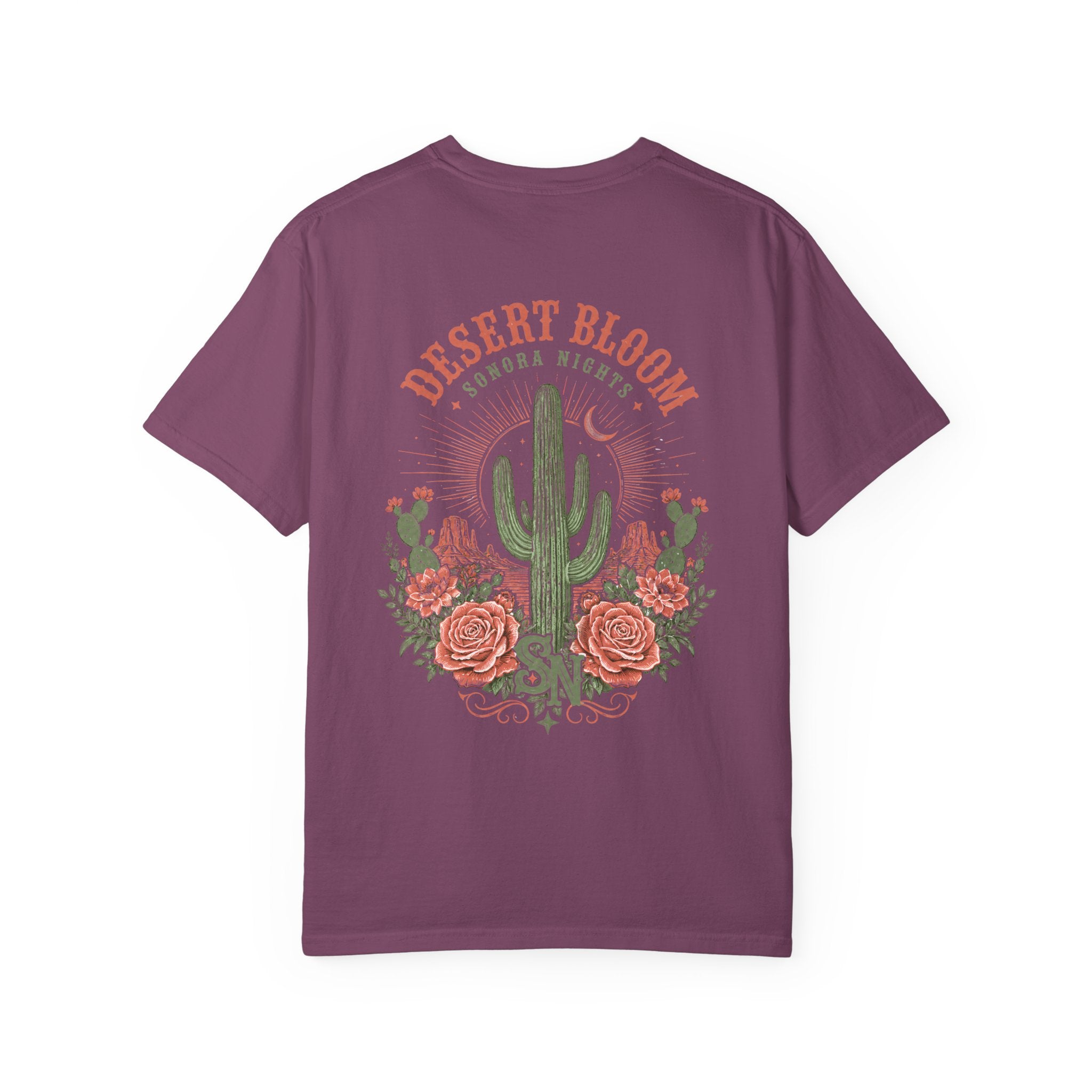 Desert Bloom Sonora Nights cactus graphic t-shirt - product photo 8