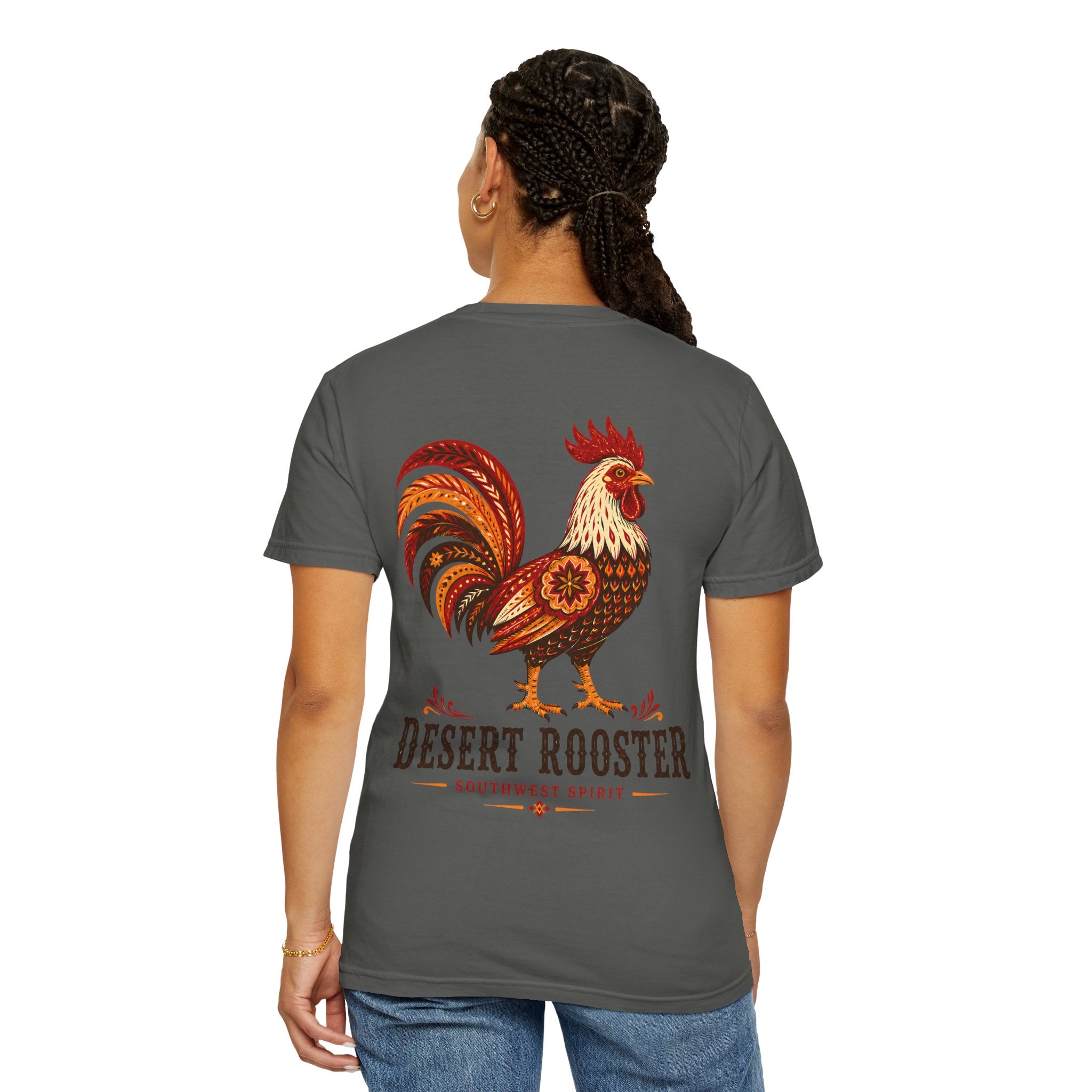 Desert Rooster southwestern graphic t-shirt - product photo 22