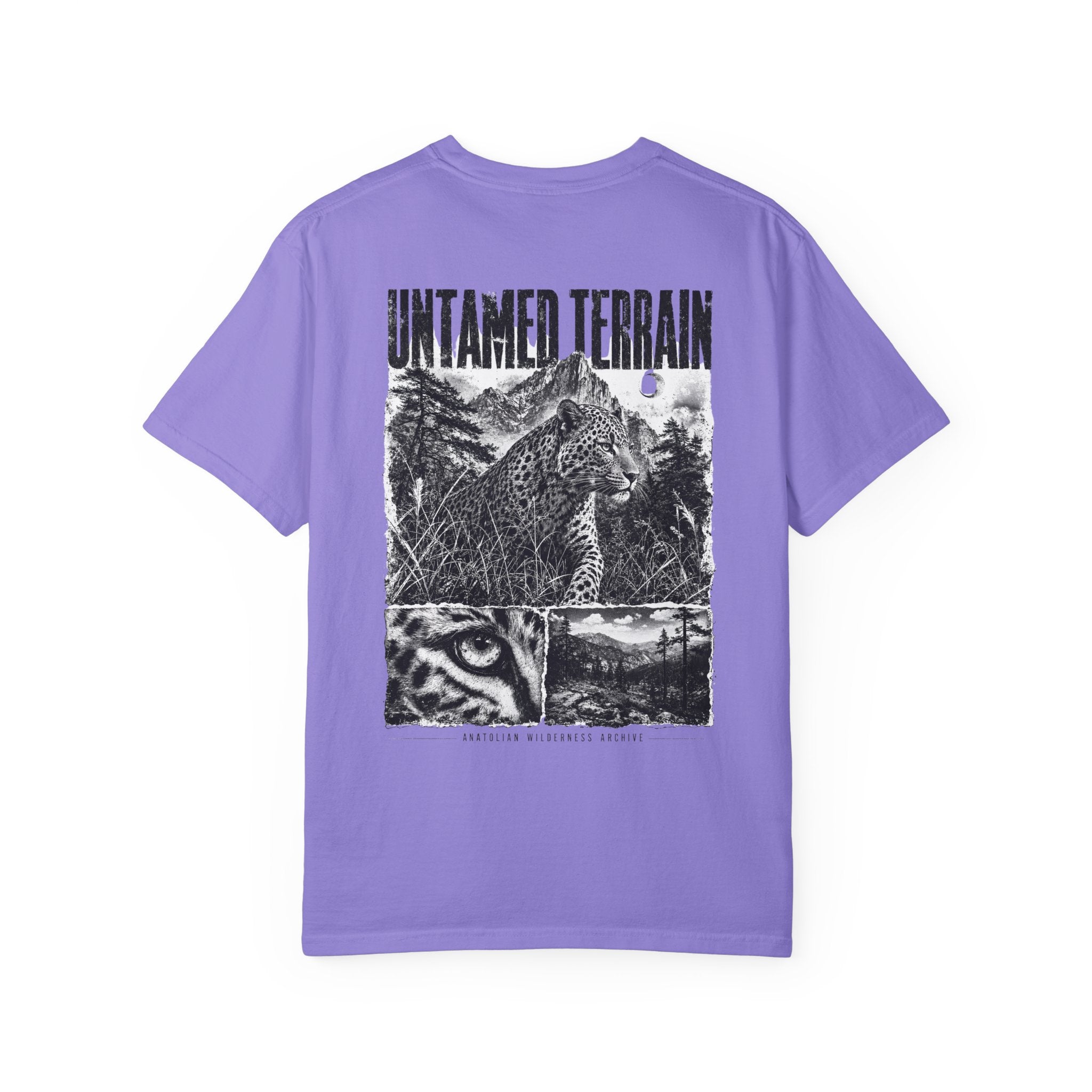 Untamed Terrain Leopard Graphic T-Shirt – Vintage Wildlife Streetwear Tee