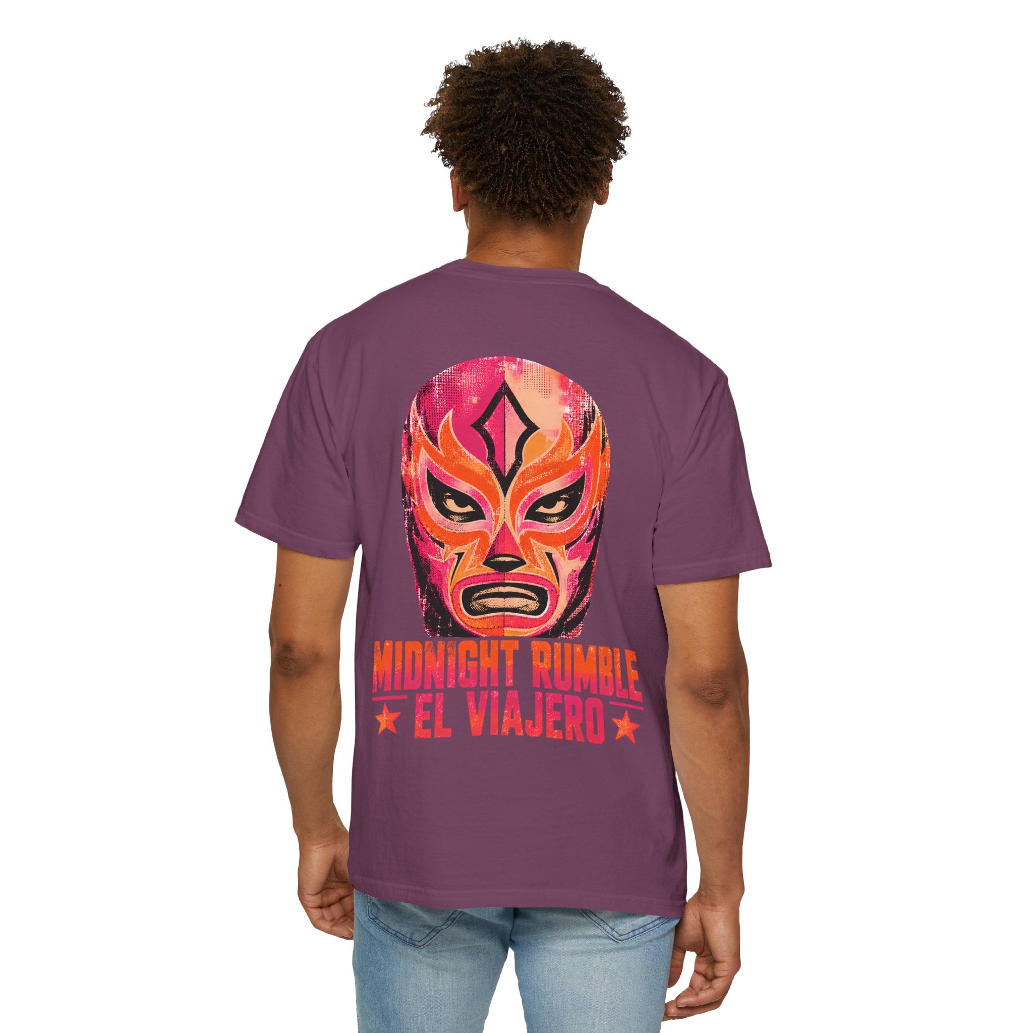 Midnight Rumble Lucha Libre wrestling graphic t-shirt - product photo 49