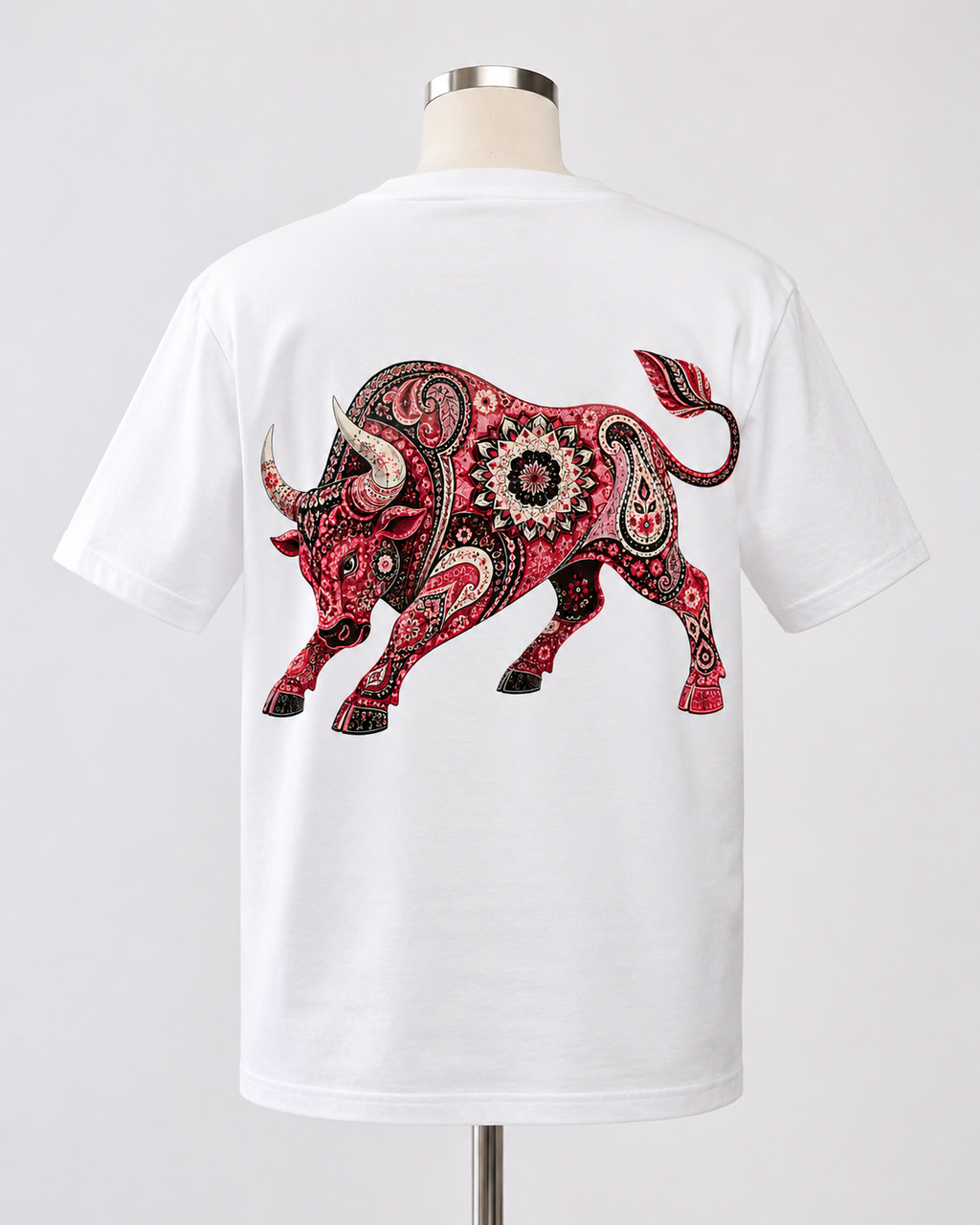Paisley Bull western graphic t-shirt - product photo 5