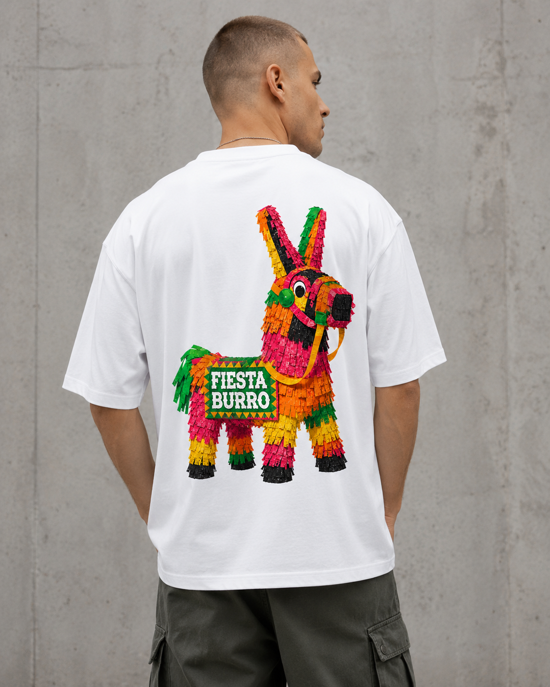 Fiesta Burro piñata graphic t-shirt - product photo 11
