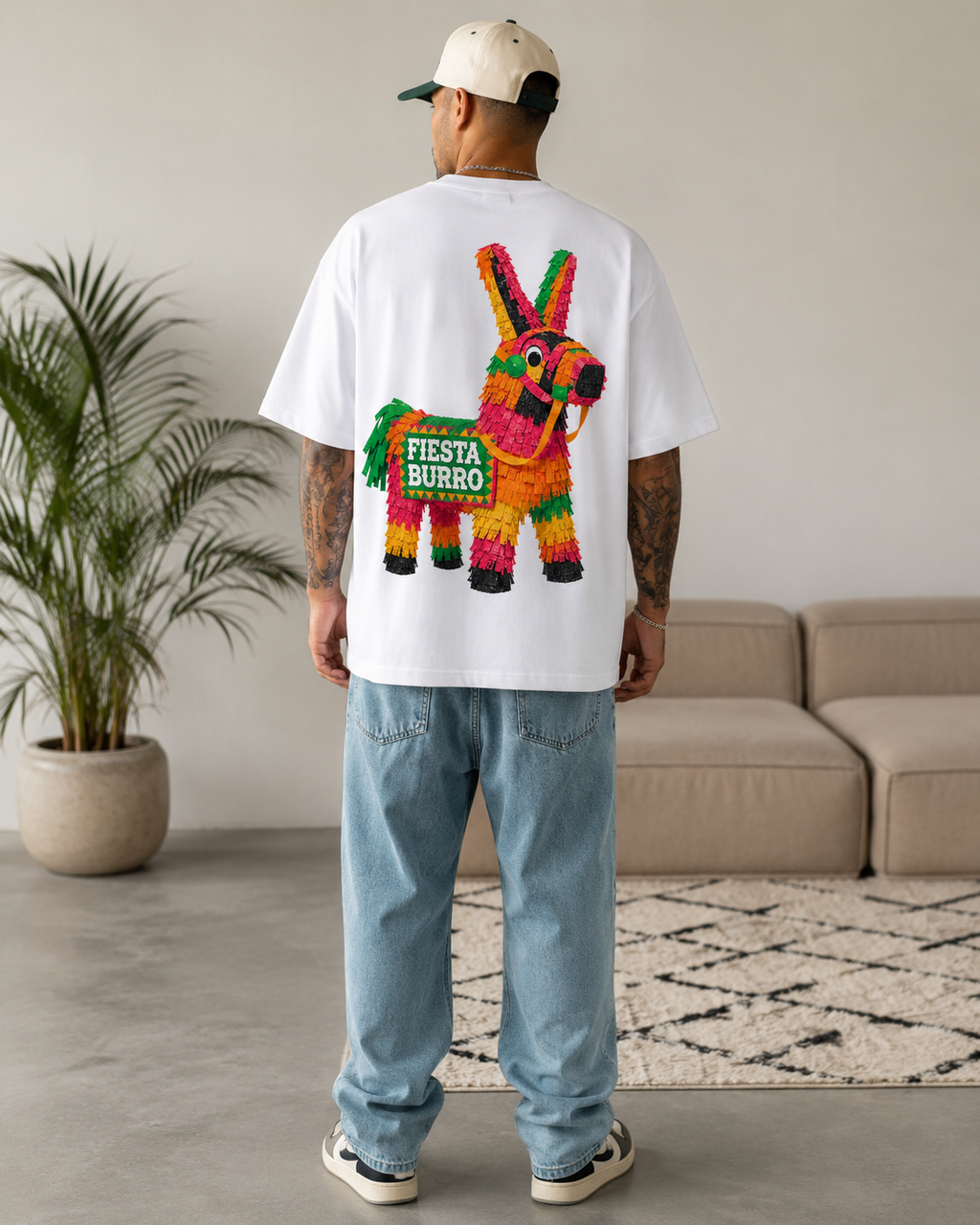Fiesta Burro piñata graphic t-shirt - product photo 13