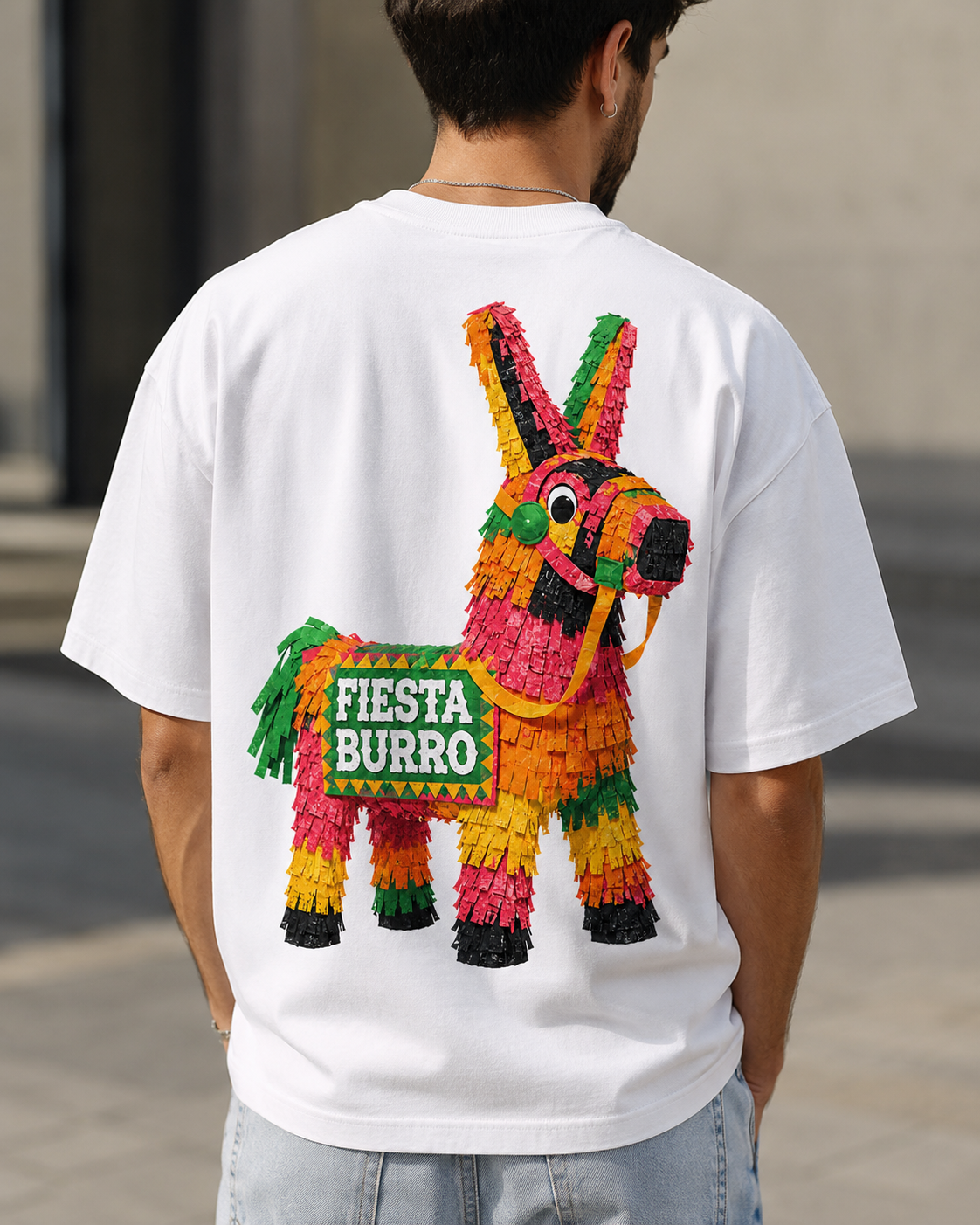 Fiesta Burro piñata graphic t-shirt - product photo 14