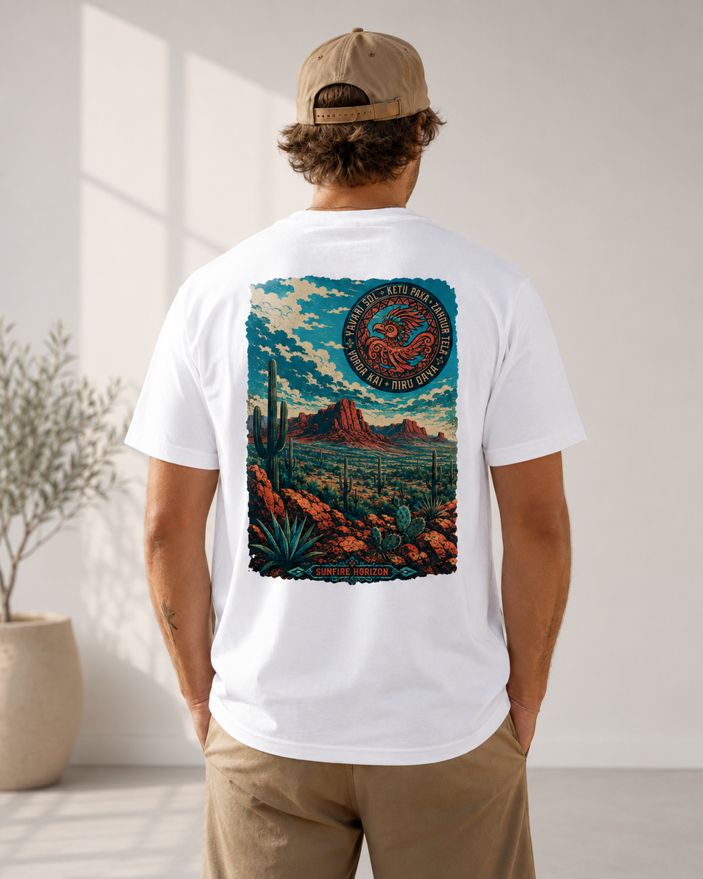Sunfire Horizon desert serpent graphic t-shirt - product photo 8