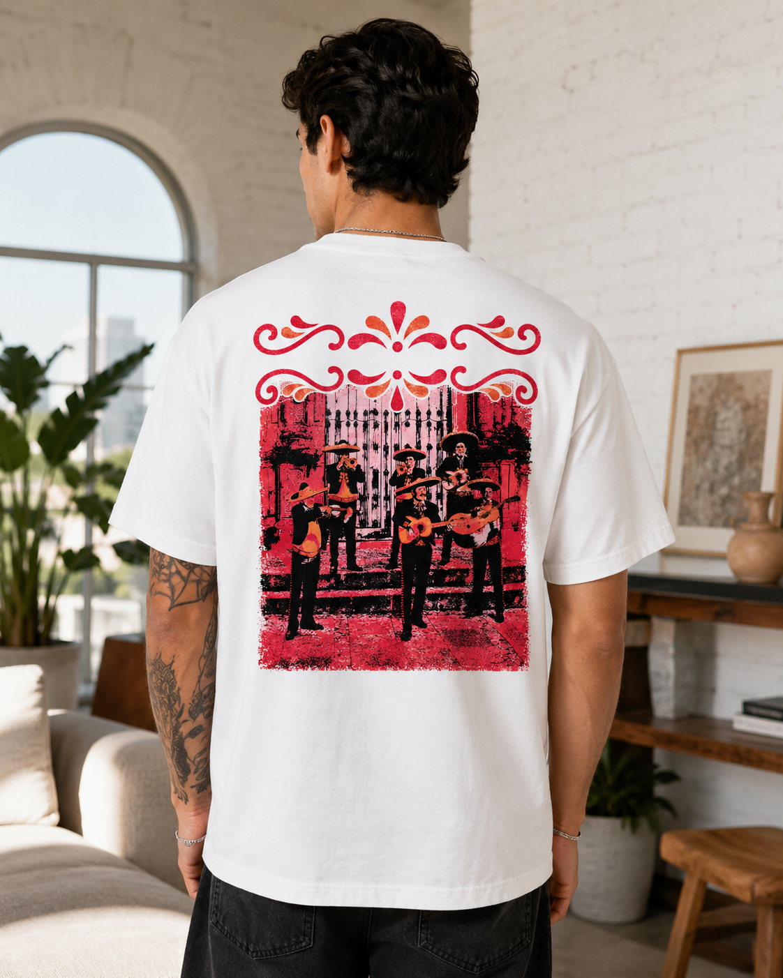 Mariachi Band vintage graphic t-shirt - product photo 3