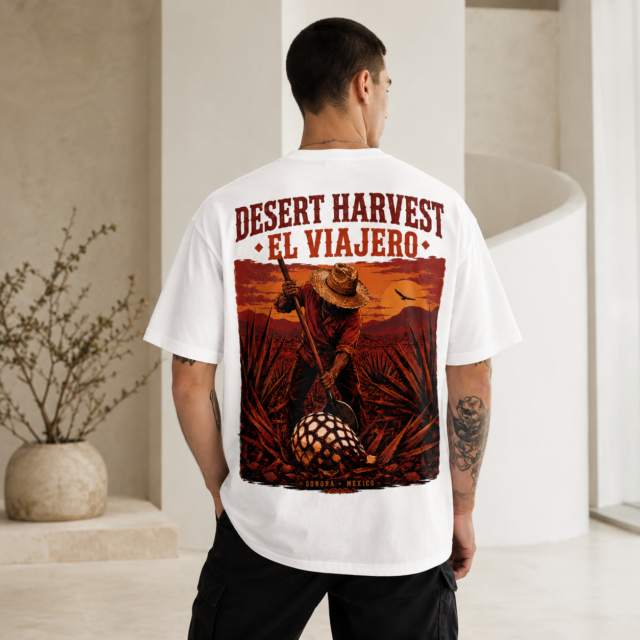 Desert Harvest El Viajero agave graphic t-shirt - product photo 16