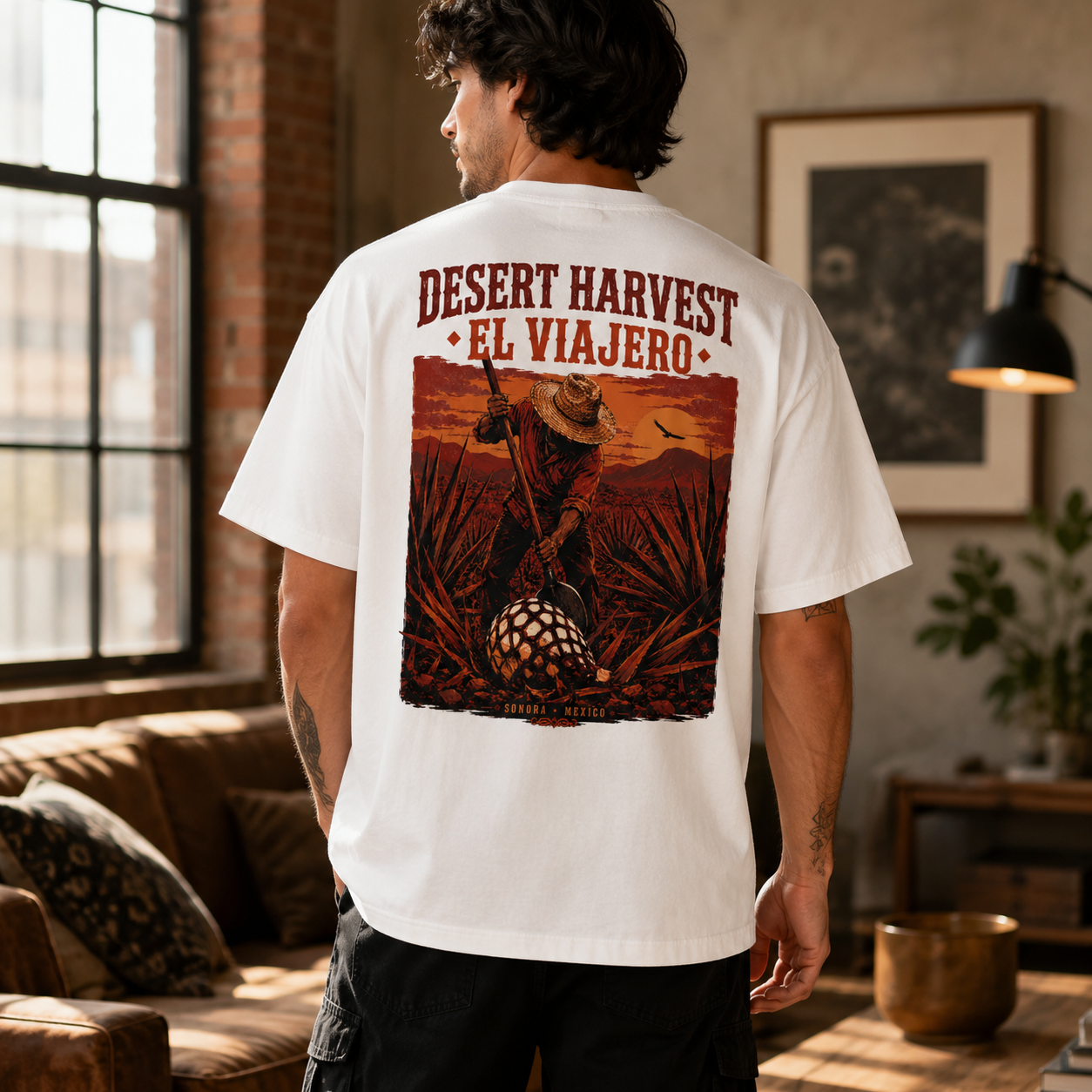 Desert Harvest El Viajero agave graphic t-shirt - product photo 17