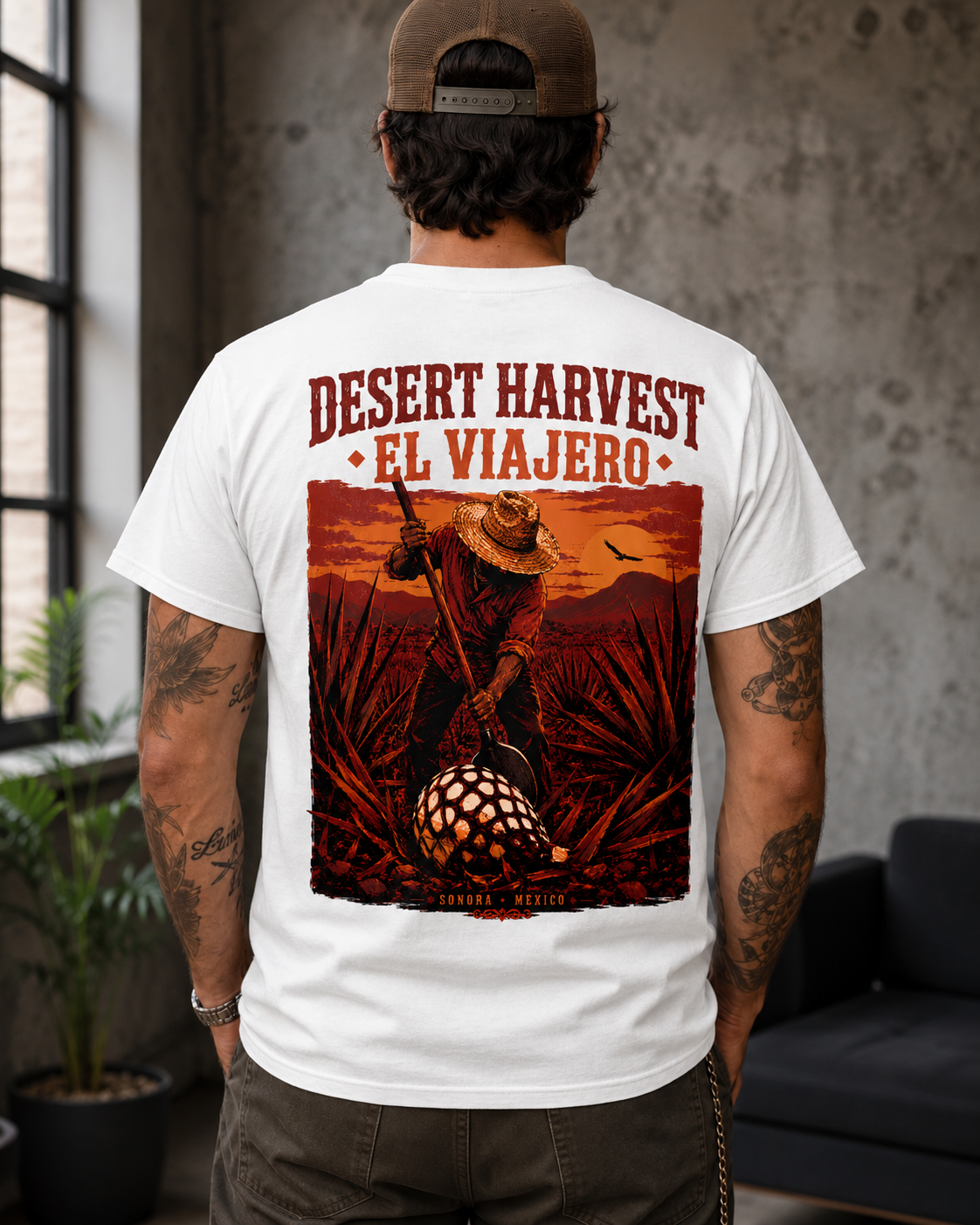 Desert Harvest El Viajero agave graphic t-shirt - product photo 18