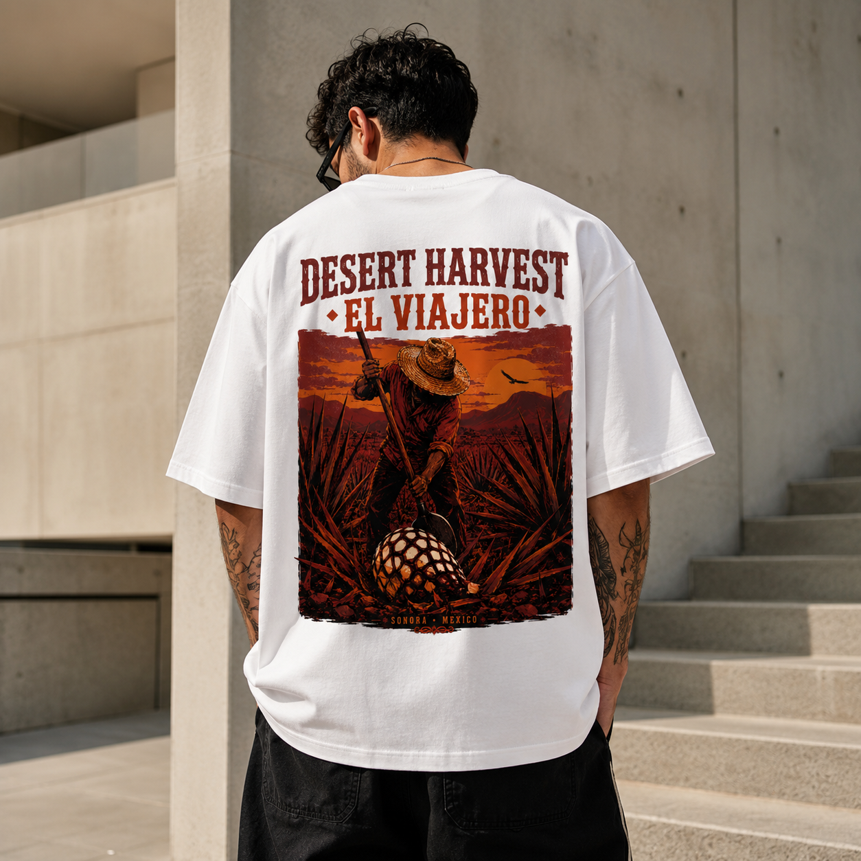 Desert Harvest El Viajero agave graphic t-shirt - product photo 19