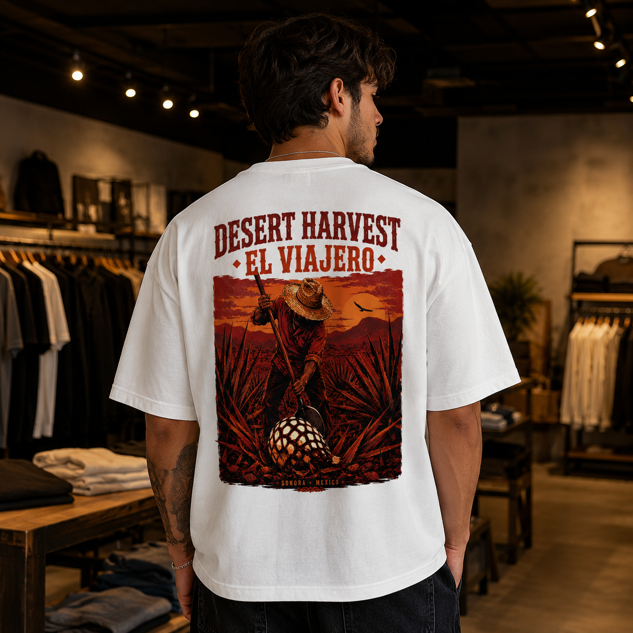 Desert Harvest El Viajero agave graphic t-shirt - product photo 20