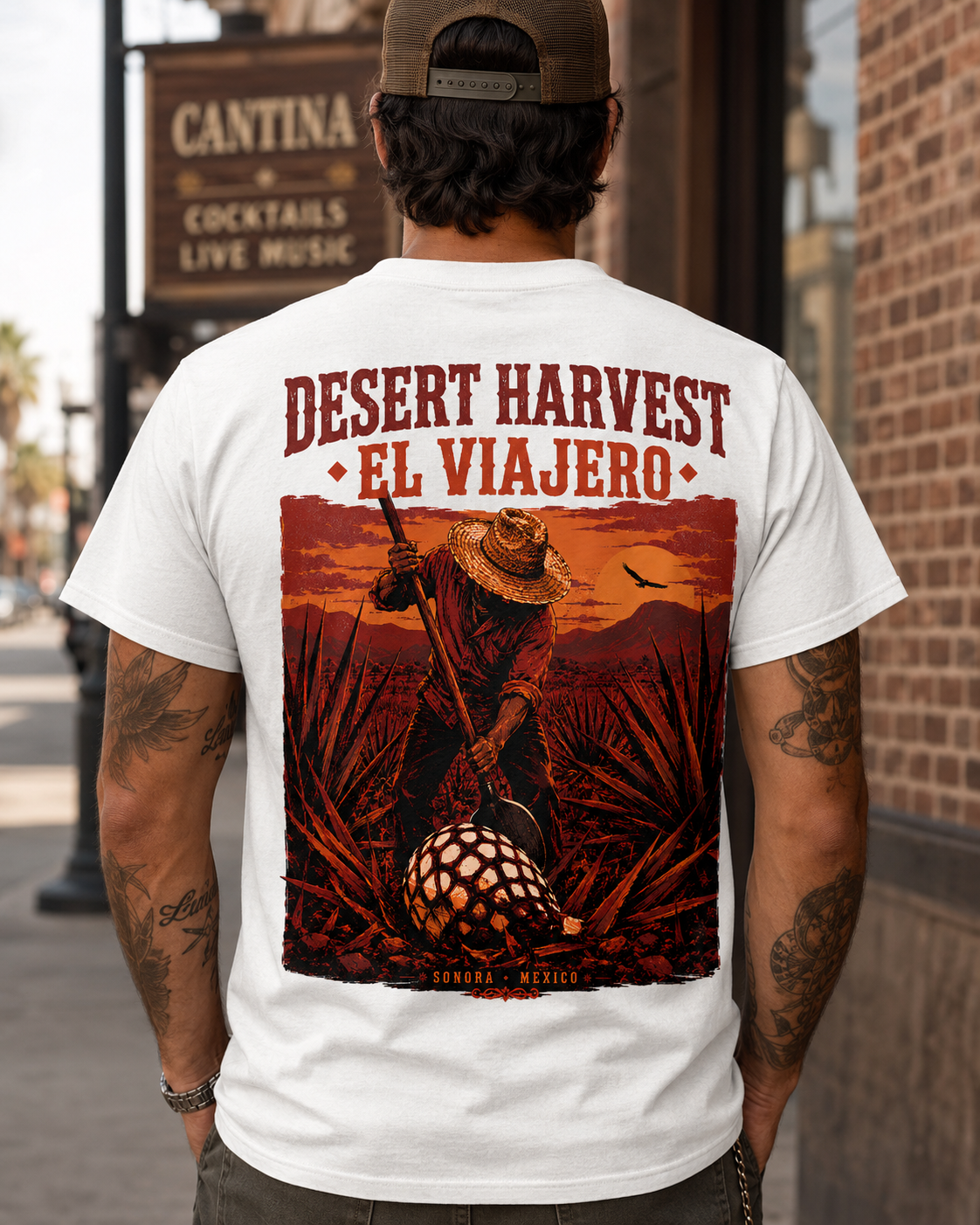 Desert Harvest El Viajero agave graphic t-shirt - product photo 22