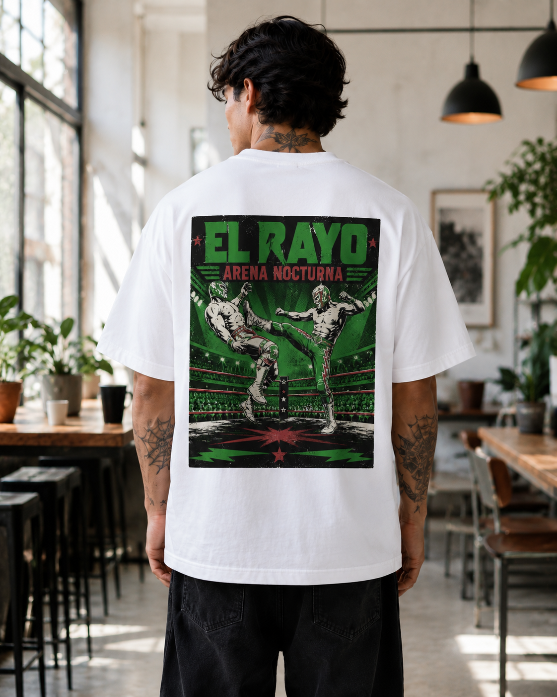 El Rayo Lucha Libre wrestling graphic t-shirt - product photo 9