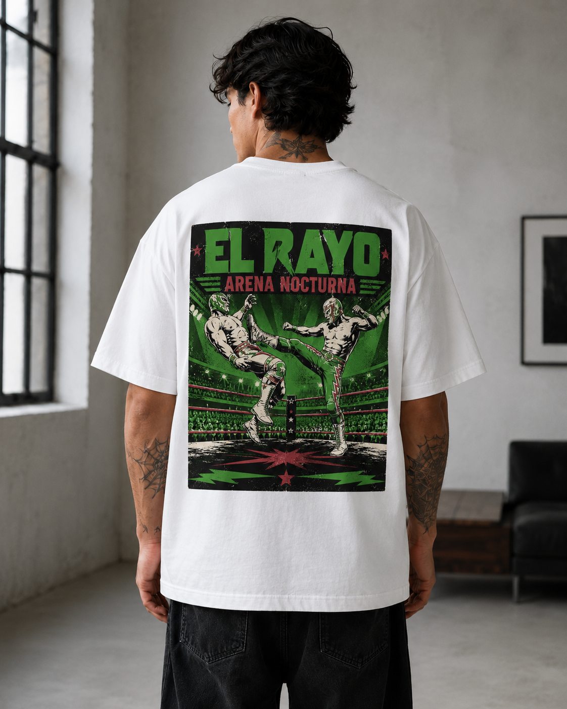 El Rayo Lucha Libre wrestling graphic t-shirt - product photo 10