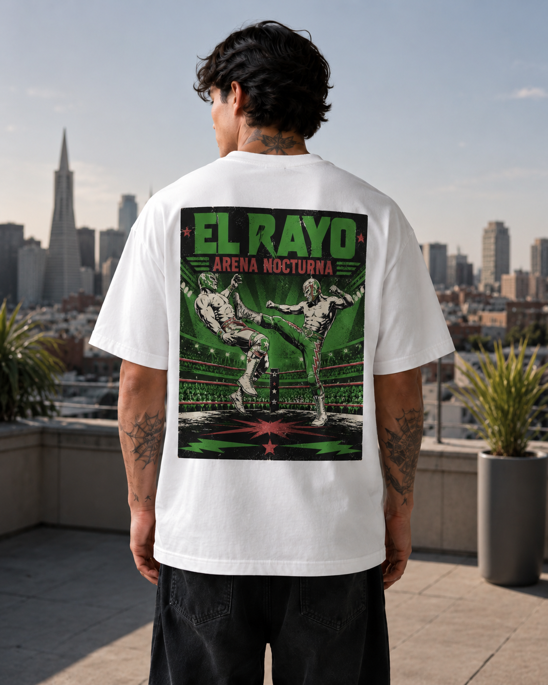 El Rayo Lucha Libre wrestling graphic t-shirt - product photo 12