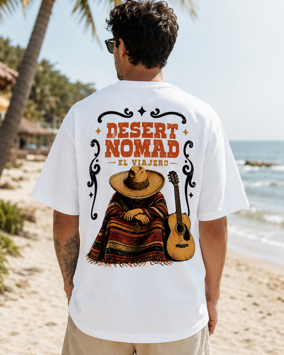 Desert Nomad southwestern travel graphic t-shirt - product photo 14