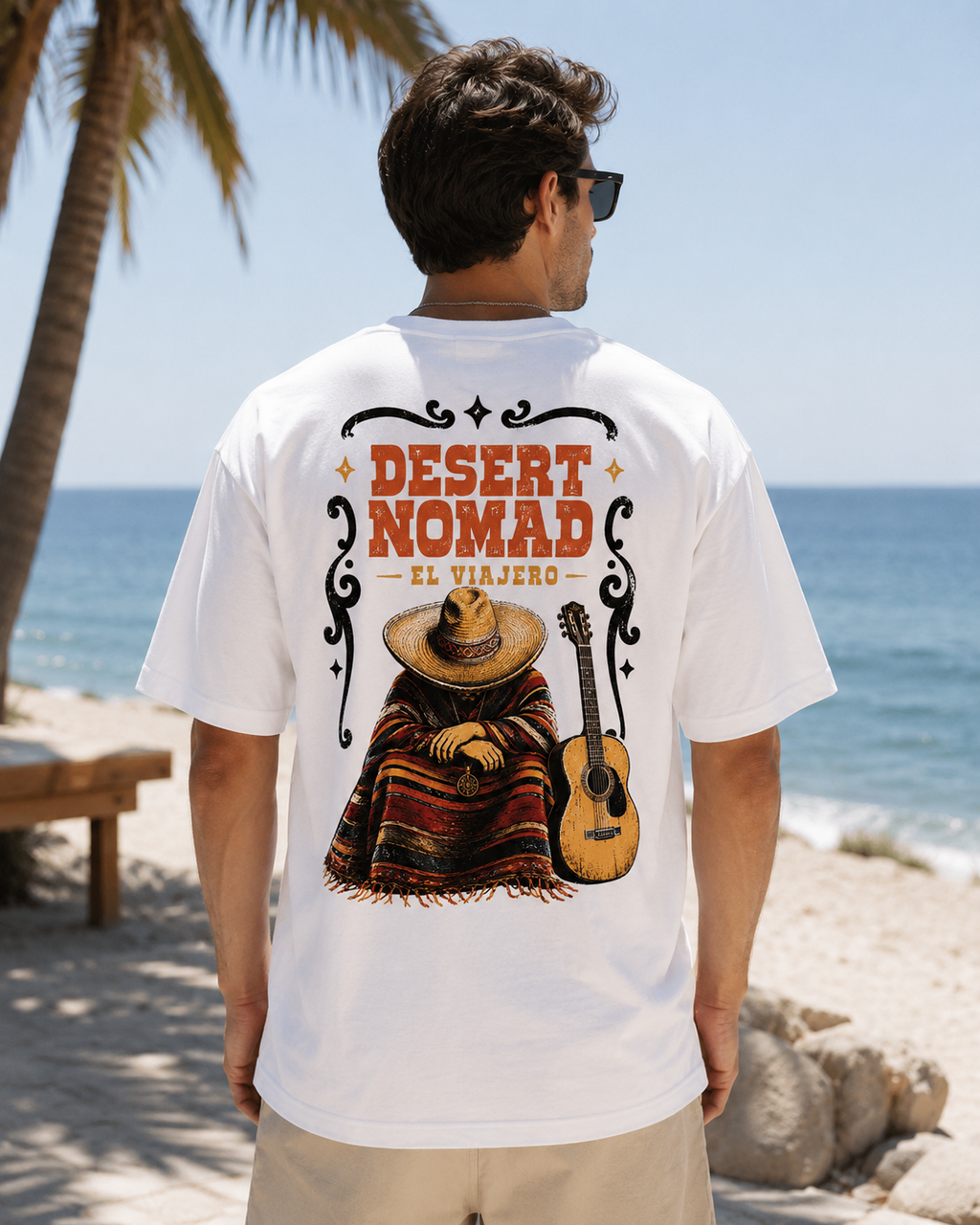 Desert Nomad southwestern travel graphic t-shirt - product photo 15
