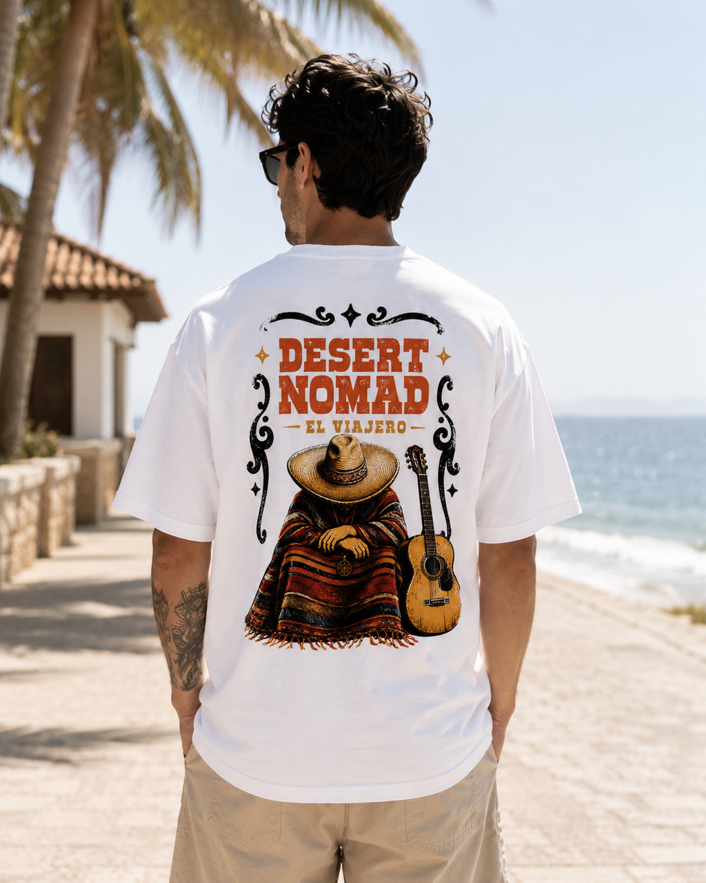 Desert Nomad southwestern travel graphic t-shirt - product photo 16