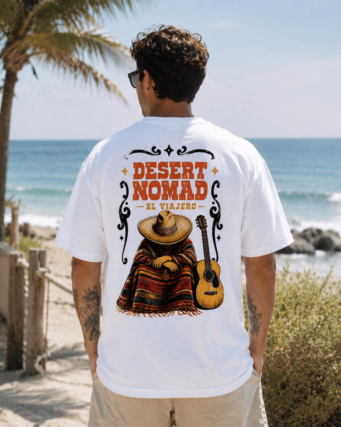 Desert Nomad southwestern travel graphic t-shirt - product photo 17