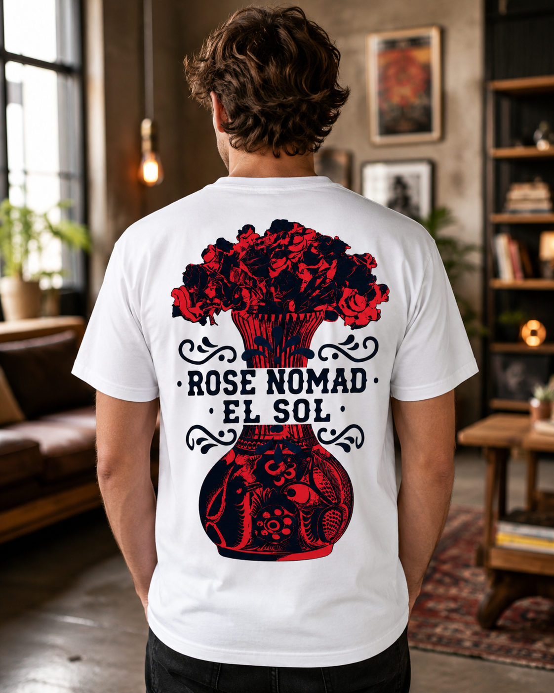 Rose Nomad vintage floral graphic t-shirt - product photo 14